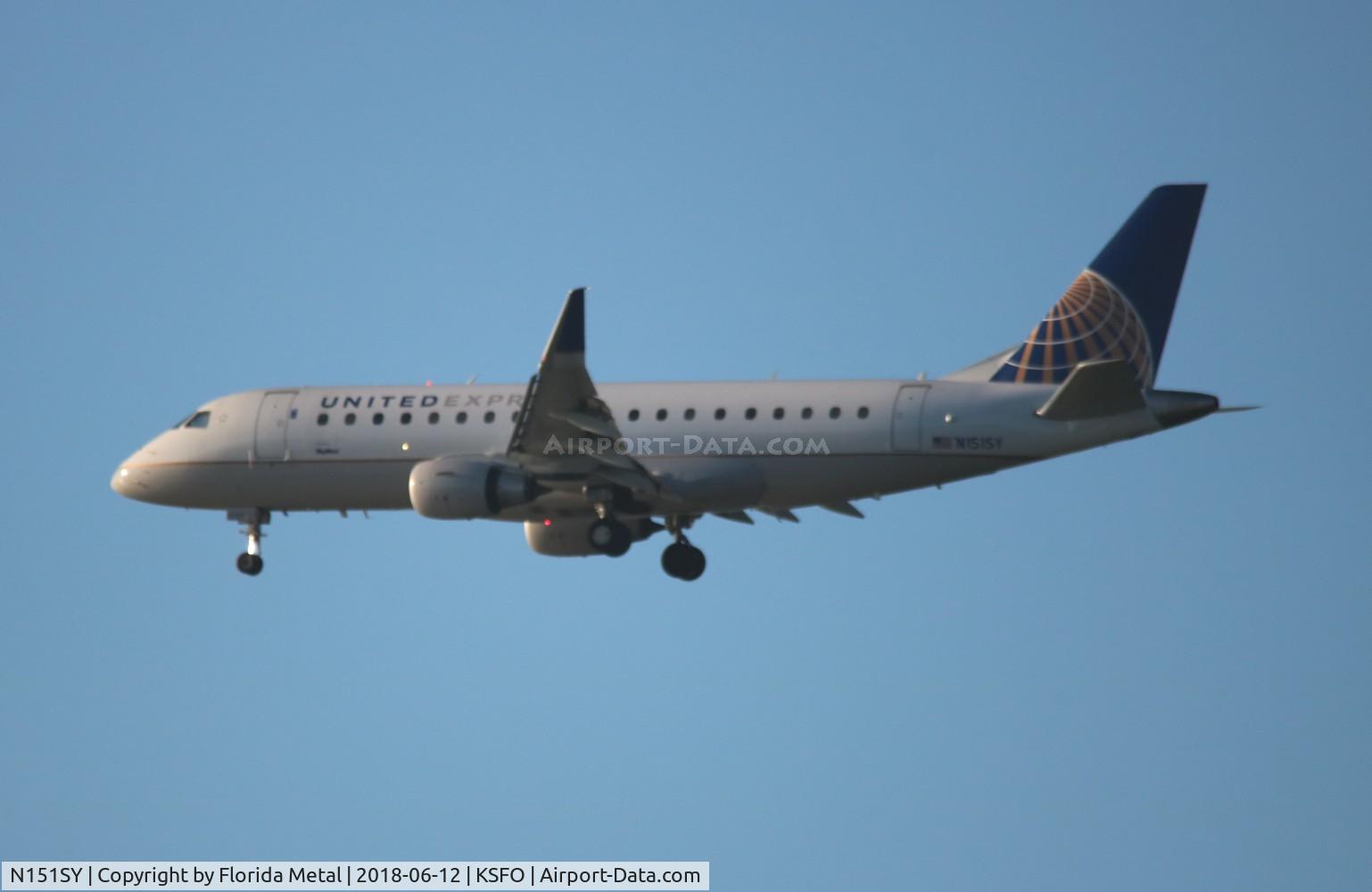 N151SY, 2015 Embraer 175LR (ERJ-170-200LR) C/N 17000503, SKW/UE E175 zx