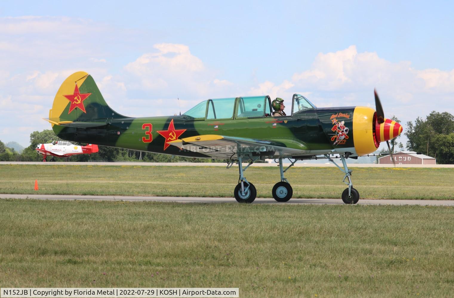 N152JB, 1981 Yakovlev (Aerostar) Yak-52 C/N 811403, Yak-52 zx