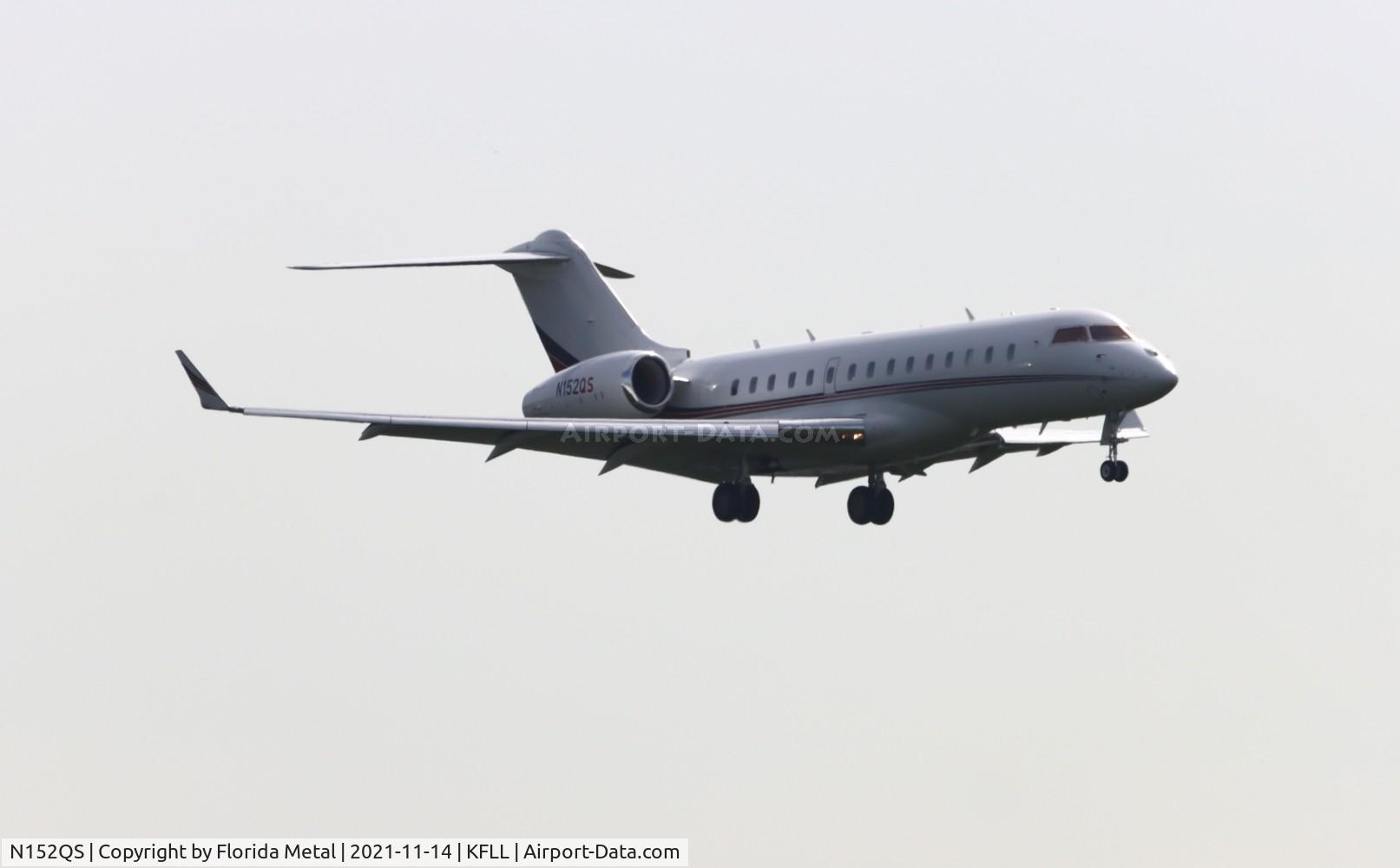N152QS, 2016 Bombardier BD-700-1A10 Global 6000 C/N 9773, Global 6000 zx