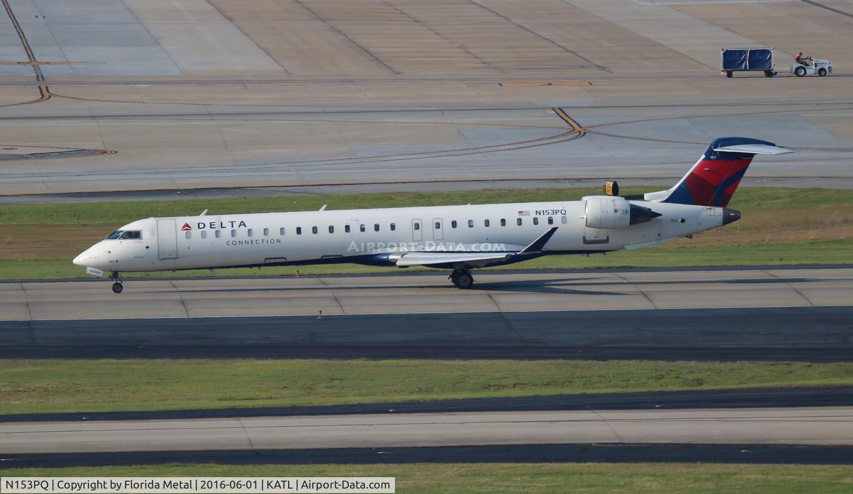 N153PQ, 2007 Bombardier CRJ-900ER (CL-600-2D24) C/N 15153, EXP/DAL CRJ9 zx