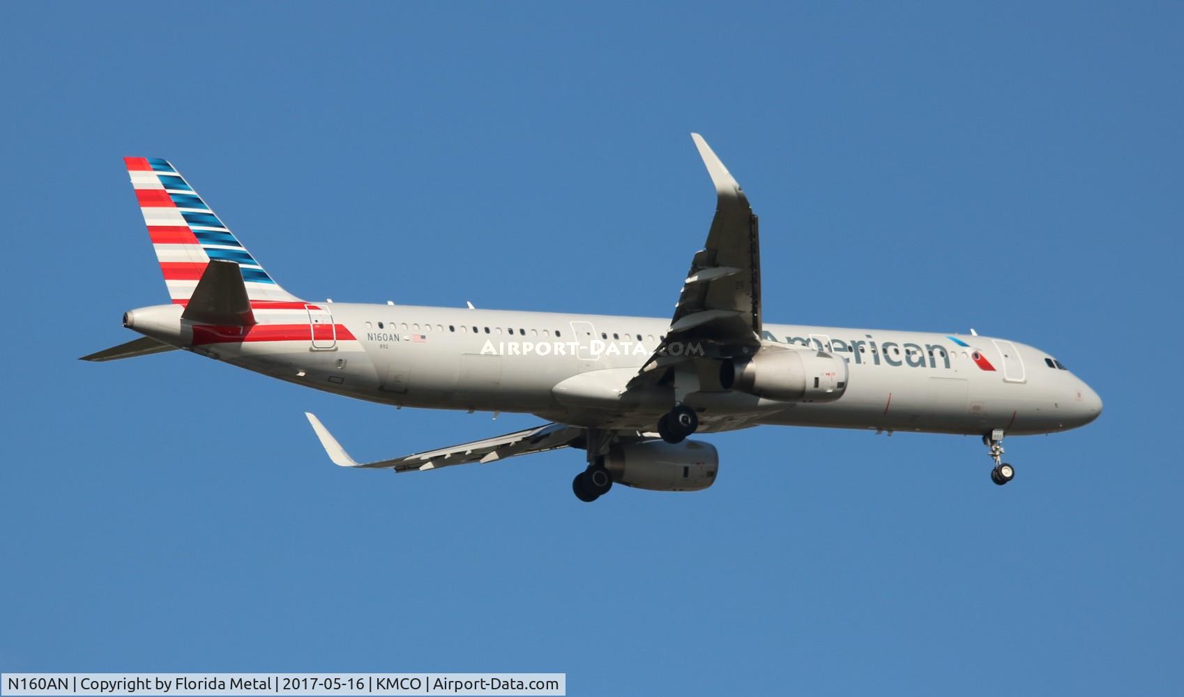 N160AN, 2016 Airbus A321-231 C/N 7069, AAL A321 zx