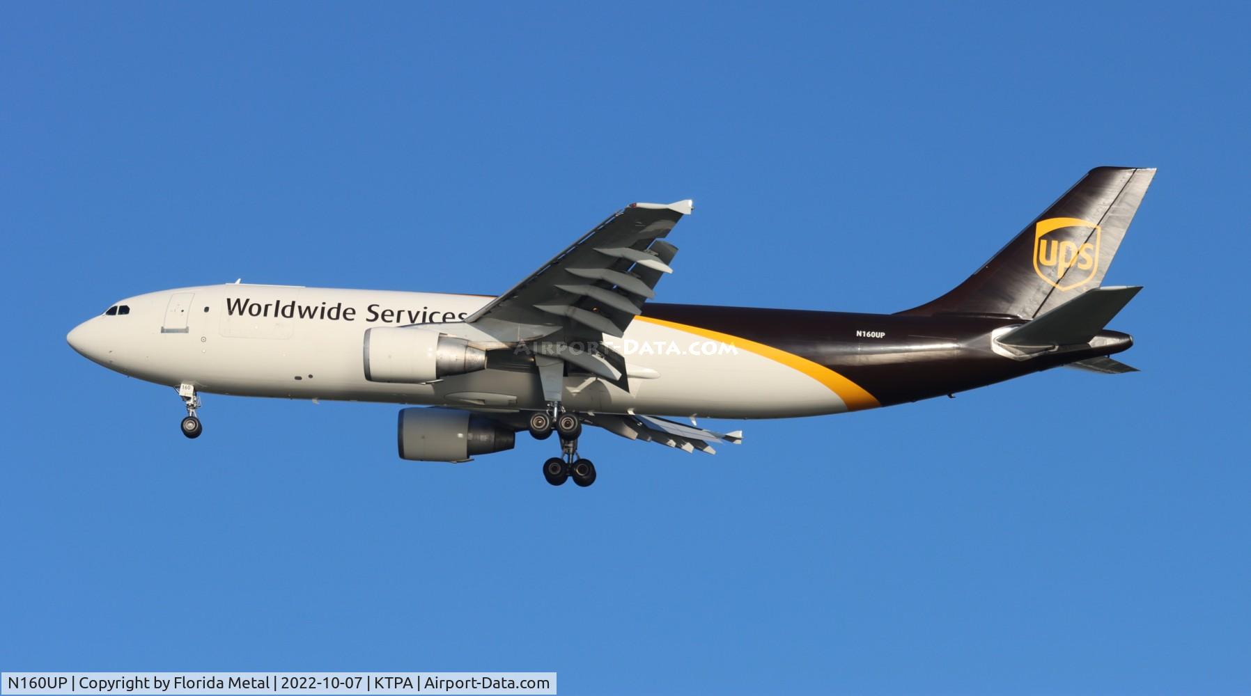 N160UP, 2004 Airbus A300F4-622R C/N 0849, UPS A300 zx