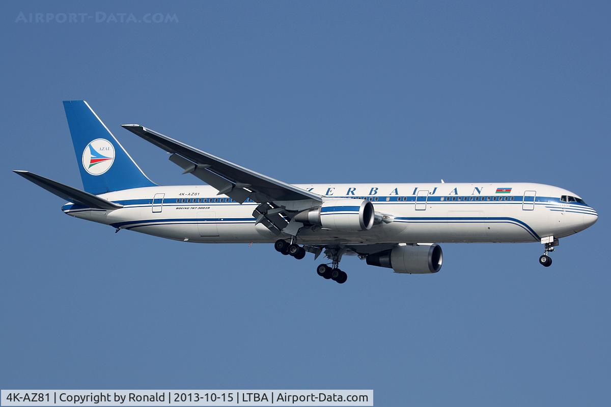 4K-AZ81, 2011 Boeing 767-32L/ER C/N 40343, at ist