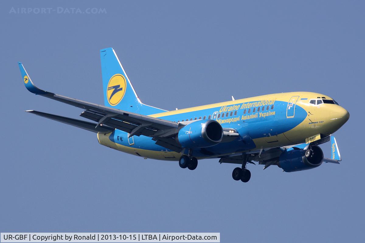 UR-GBF, 1990 Boeing 737-548 C/N 24919, at ist