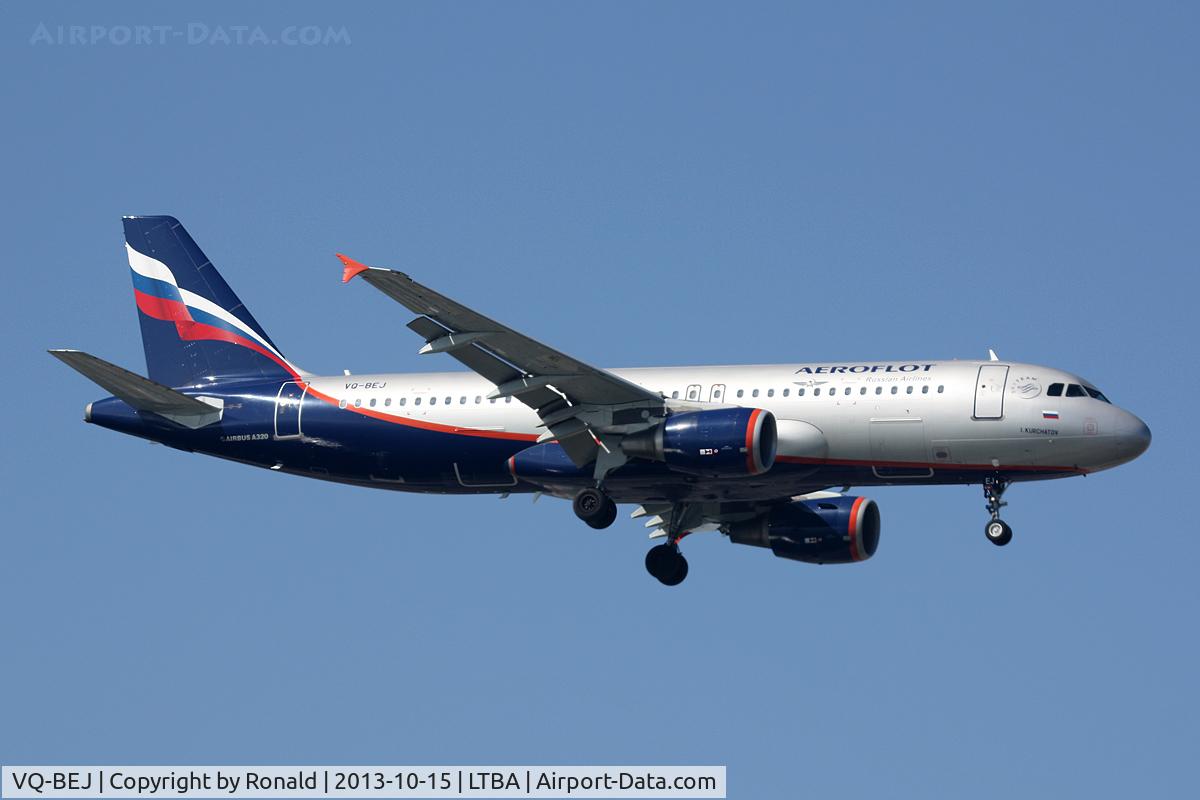 VQ-BEJ, 2010 Airbus A320-214 C/N 4160, at ist