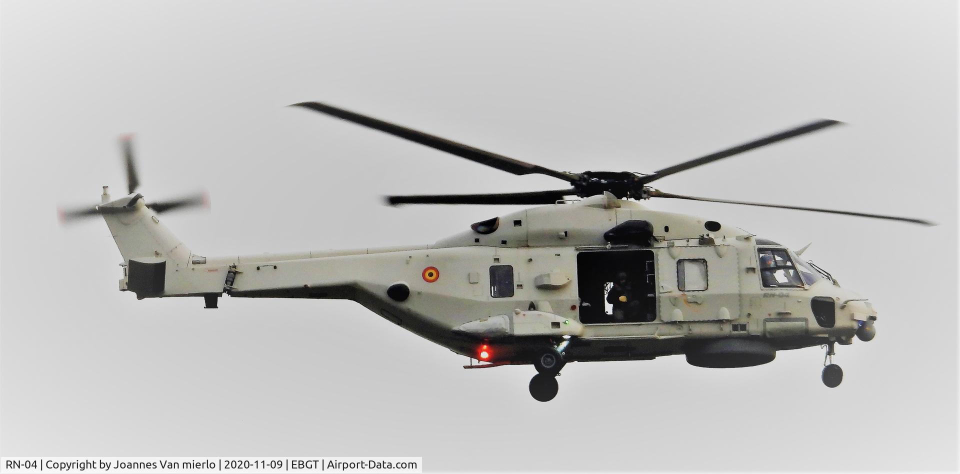 RN-04, Eurocopter NH90-TTH C/N NBEN04, Approaching UZ Ghent hospital