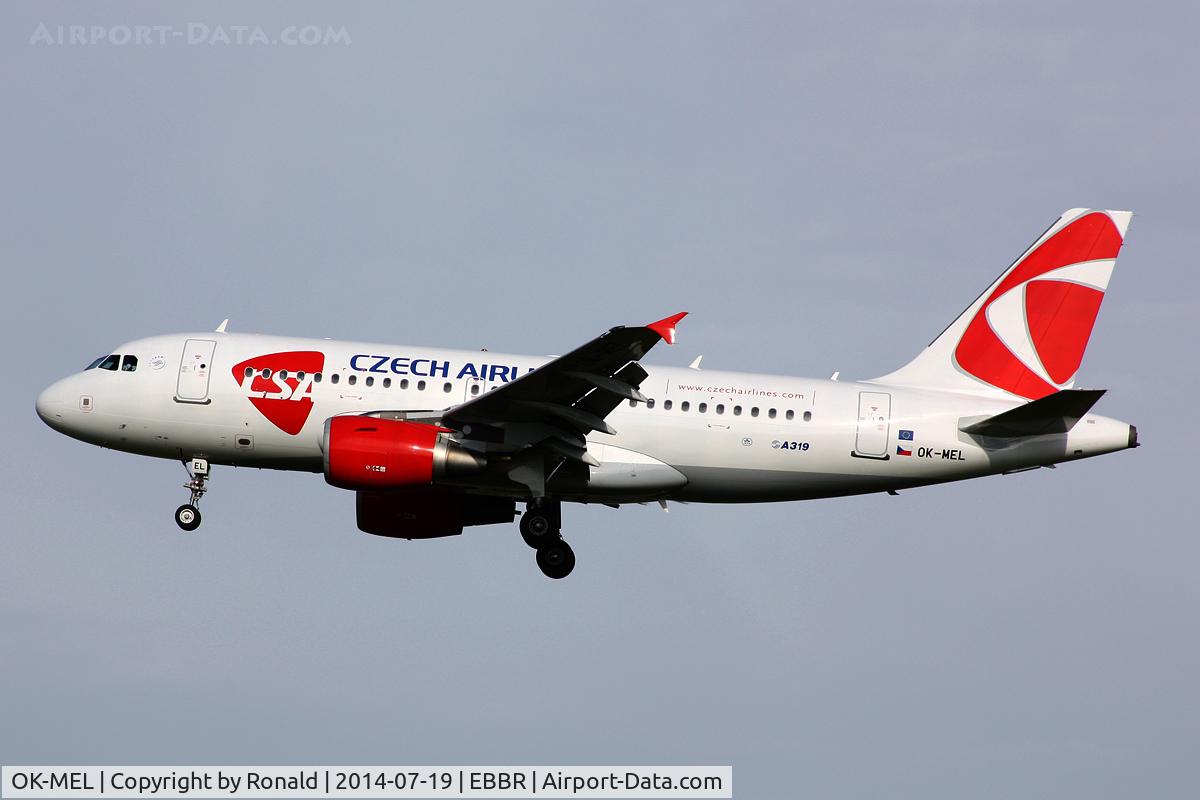 OK-MEL, 2007 Airbus A319-112 C/N 3094, at bru