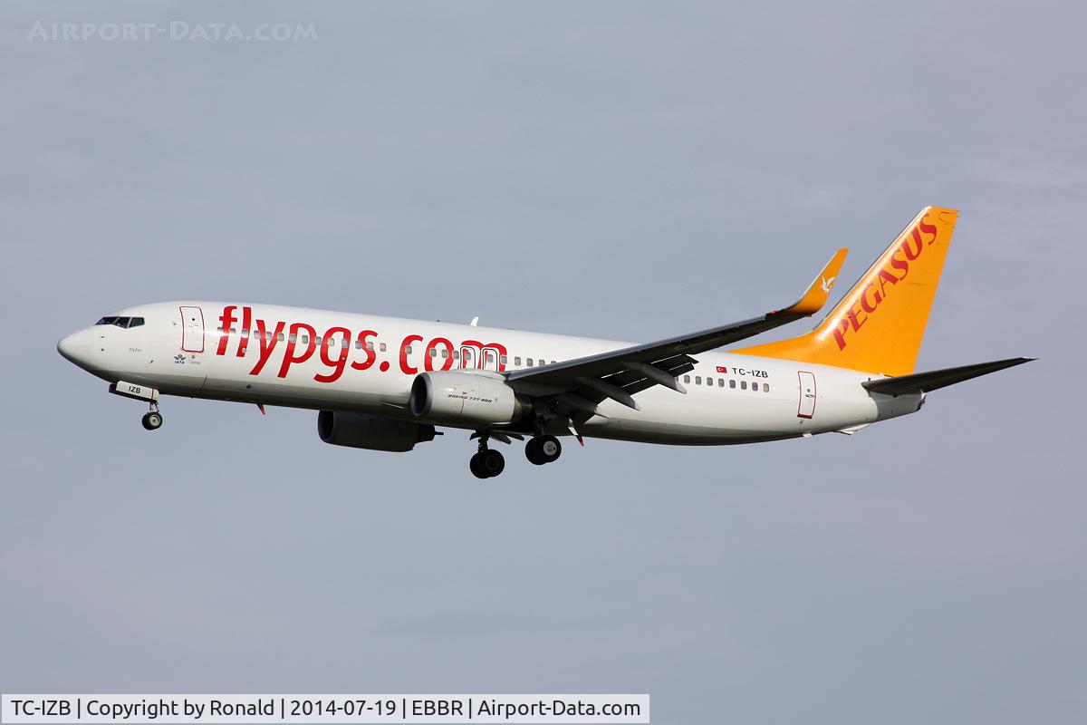 TC-IZB, 2009 Boeing 737-86J C/N 37743, at bru