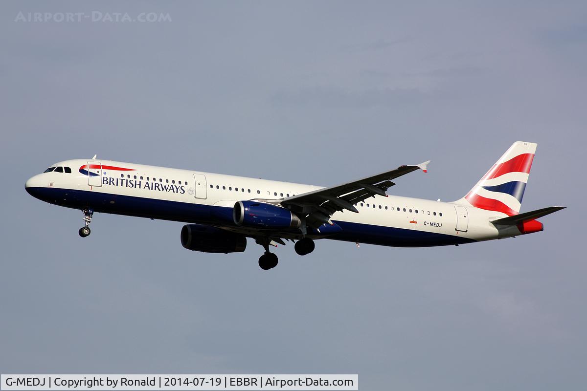G-MEDJ, 2004 Airbus A321-231 C/N 2190, at bru