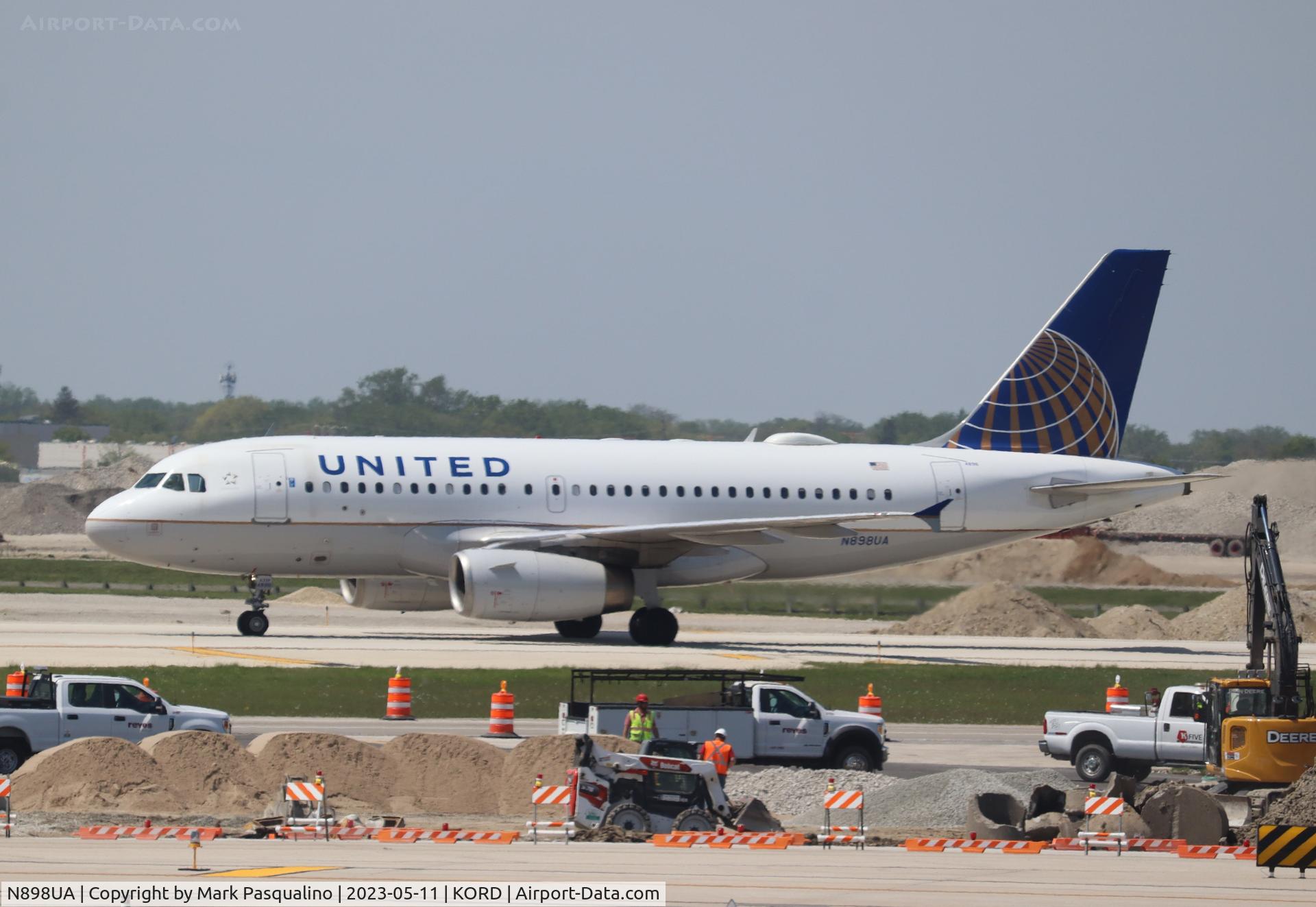 N898UA, 2007 Airbus A319-132 C/N 3311, Airbus A320-132