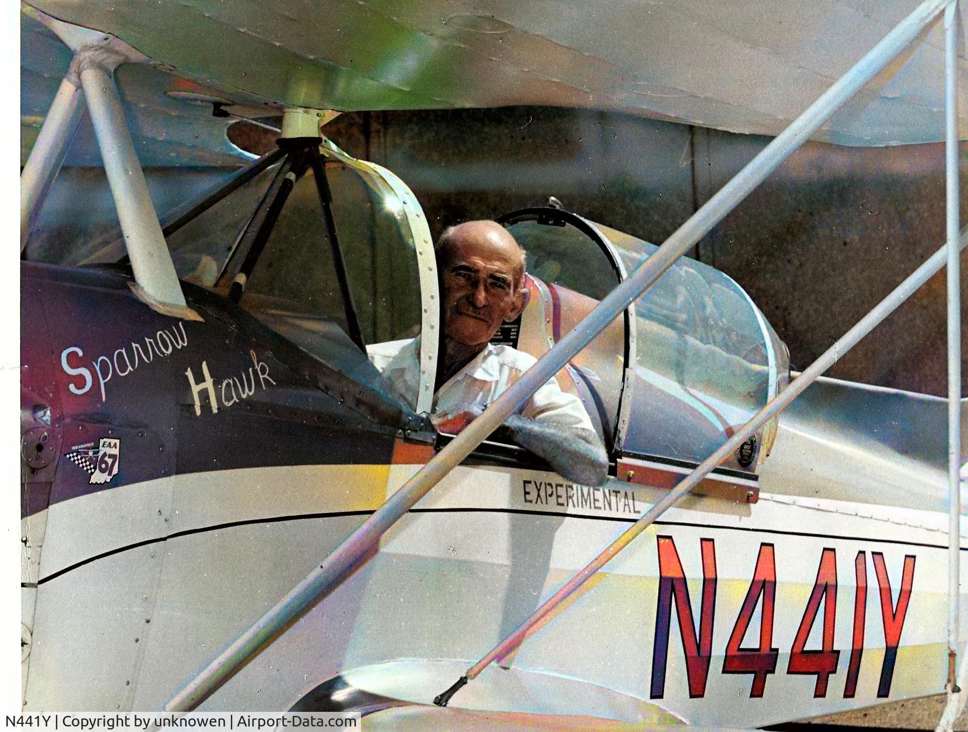 N441Y, 1977 Hocker-denien SPARROW-HAWK C/N 1, Ralph Denien back in the 60s