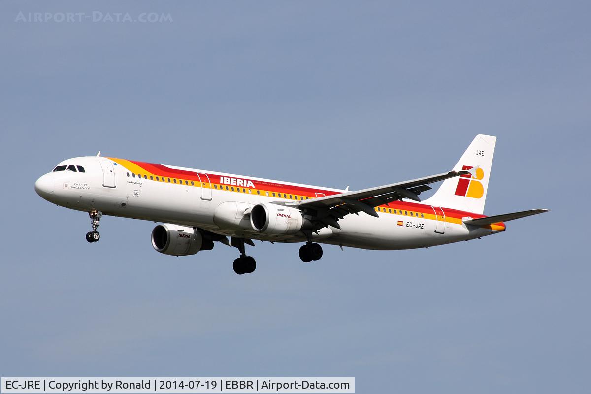 EC-JRE, 2006 Airbus A321-211 C/N 2756, at bru