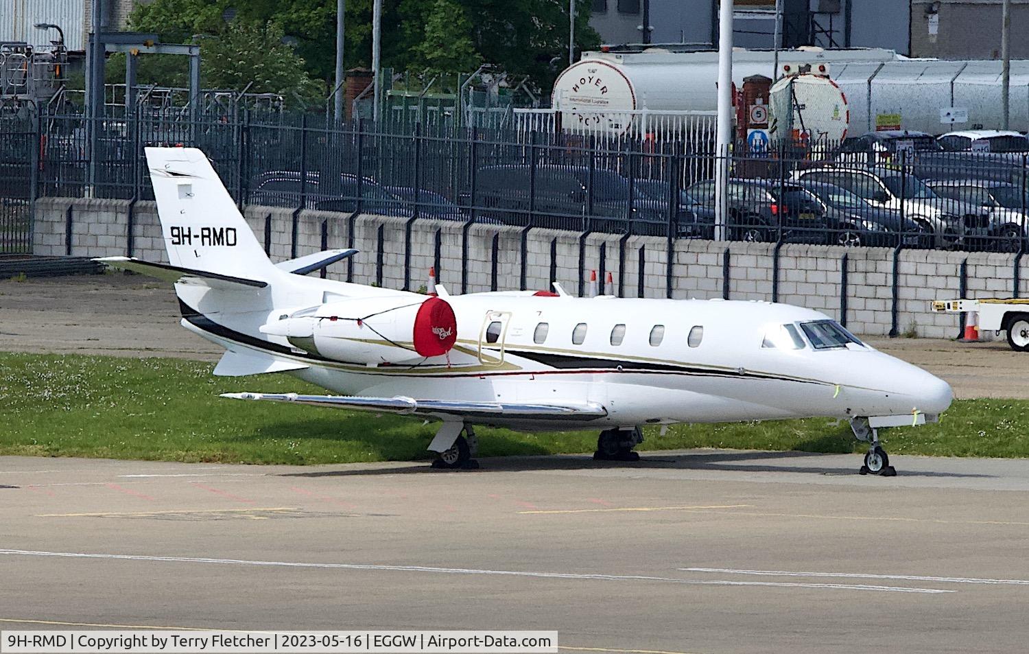 9H-RMD, 2002 Cessna 560XL Citation Excel C/N 560-5249, At Luton