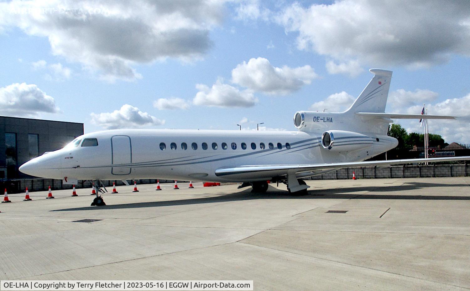 OE-LHA, 2012 Dassault Falcon 7X C/N 161, At Luton
