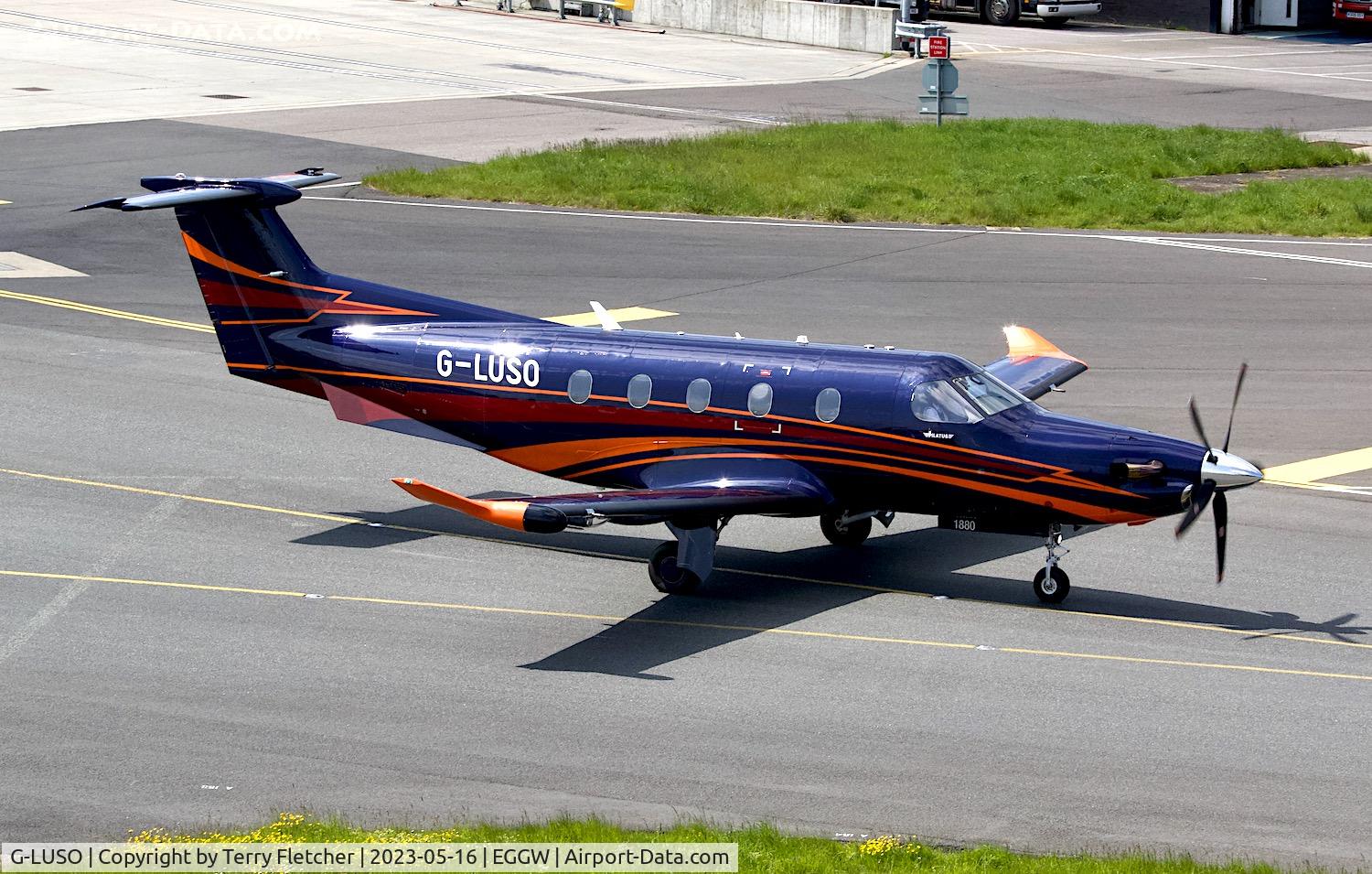 G-LUSO, 2019 Pilatus PC-12/47E C/N 1880, At Luton