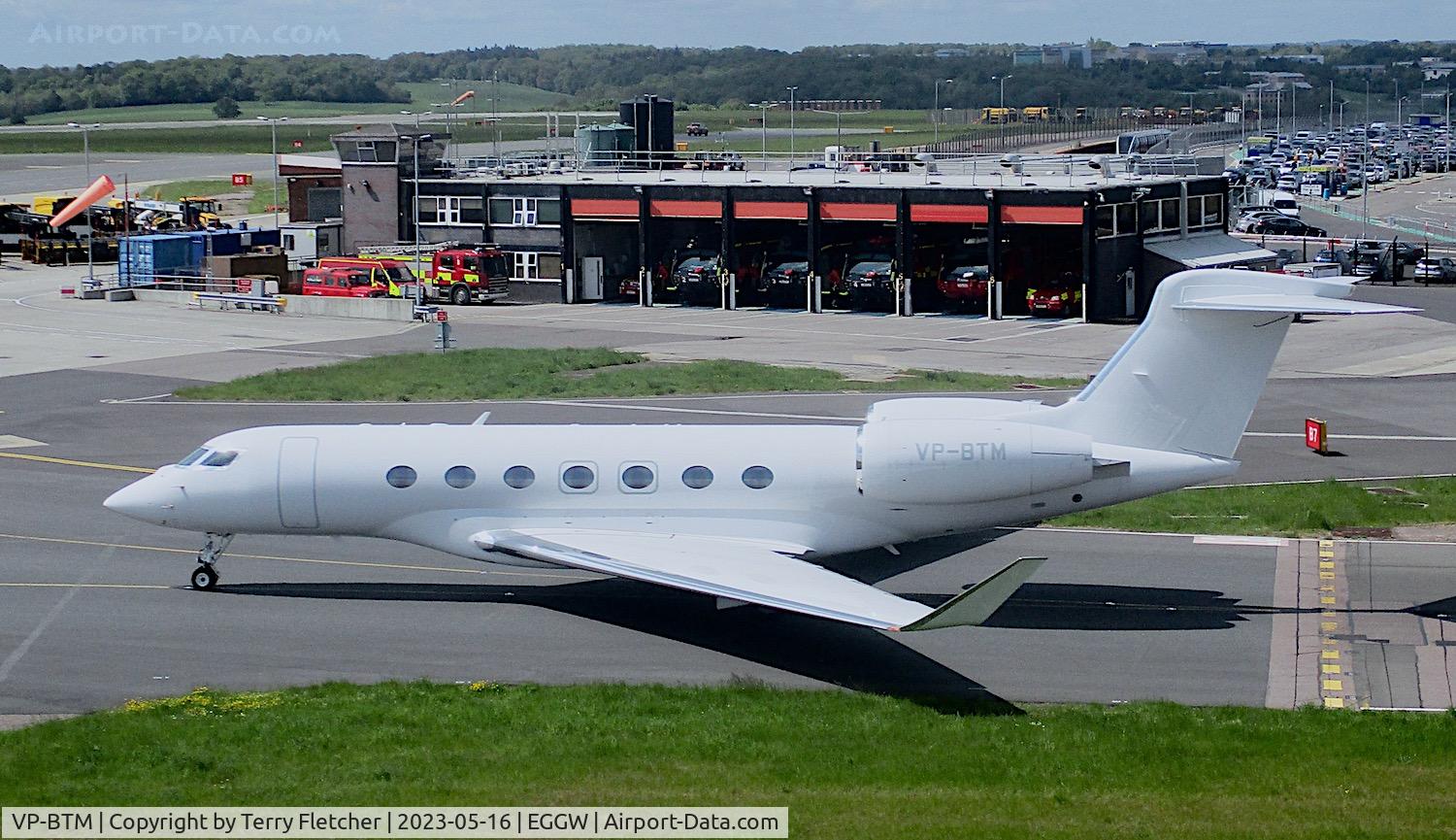 VP-BTM, 2019 Gulfstream Aerospace G600 C/N 73015, at Luton