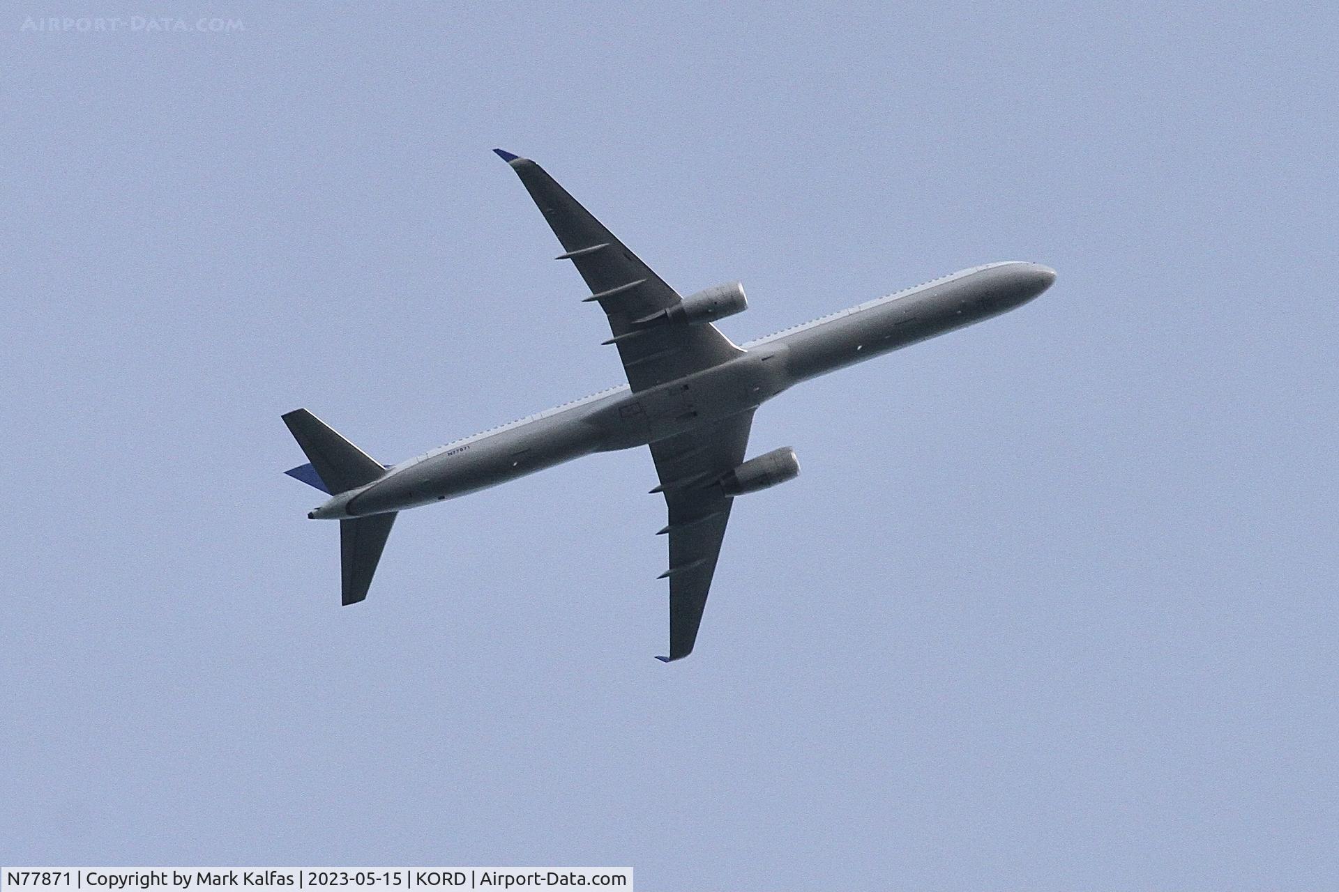 N77871, 2003 Boeing 757-33N C/N 33526, United Airlines Boeing 757-33N, operating as UA2649 from ORD to LAX