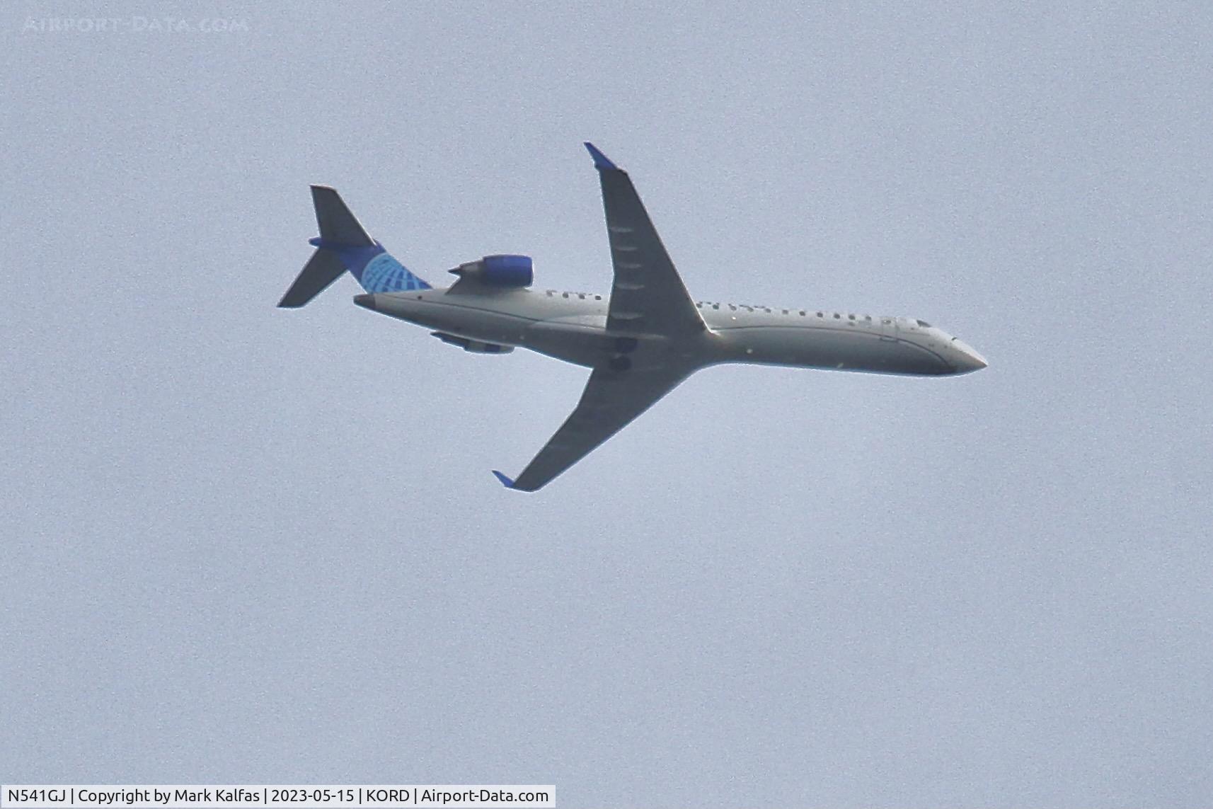 N541GJ, 2005 Bombardier CRJ-702 (CL-600-2C10) Regional Jet C/N 10238, GoJet / United Express CRJ-702/CRJ-550, N541GJ operating as GJS4423 from RIC to ORD