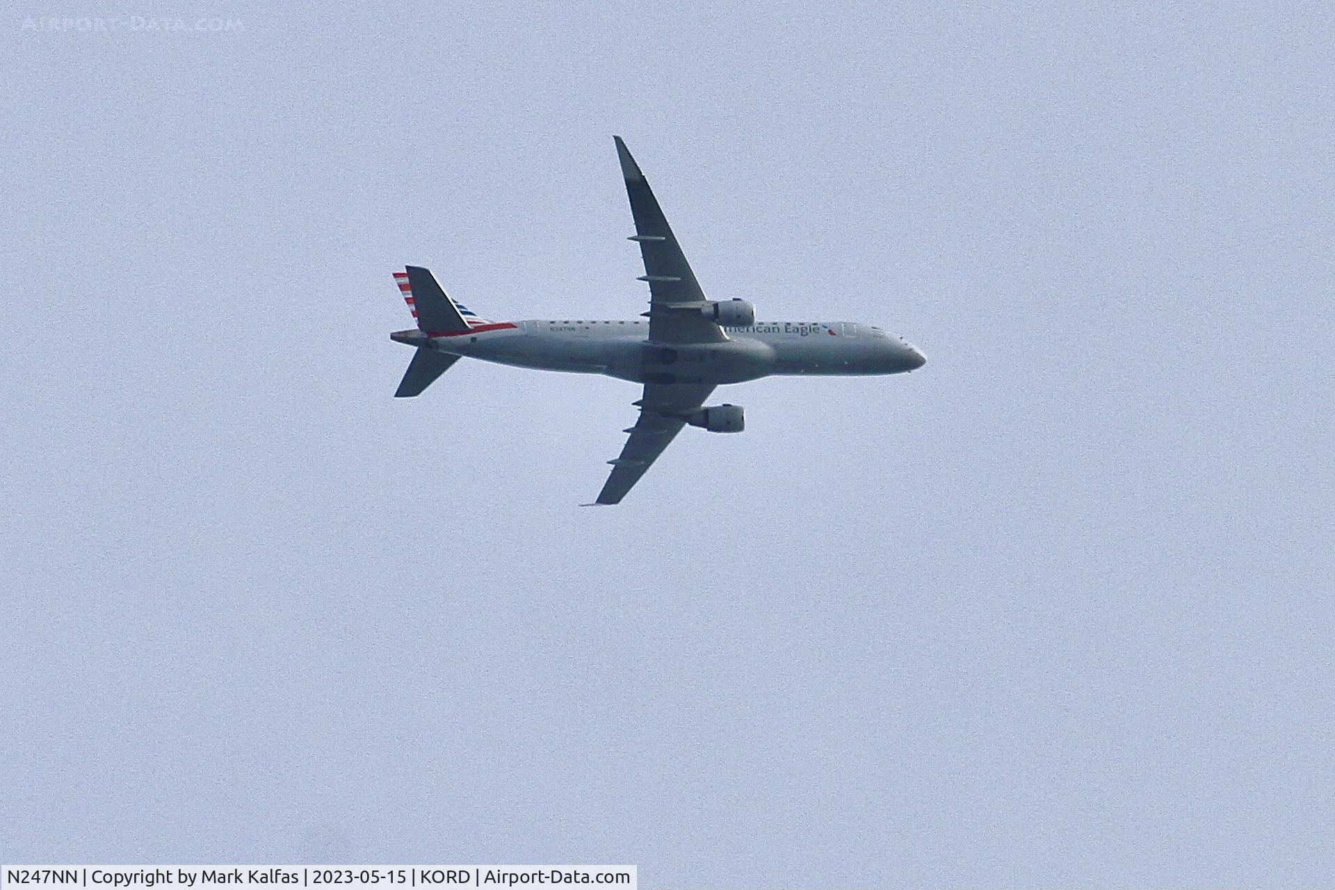 N247NN, 2016 Embraer 175LR (ERJ-170-200LR) C/N 17000619, Envoy/American Embraer 175LR, N247NN operating as ENY3859 CLE-ORD