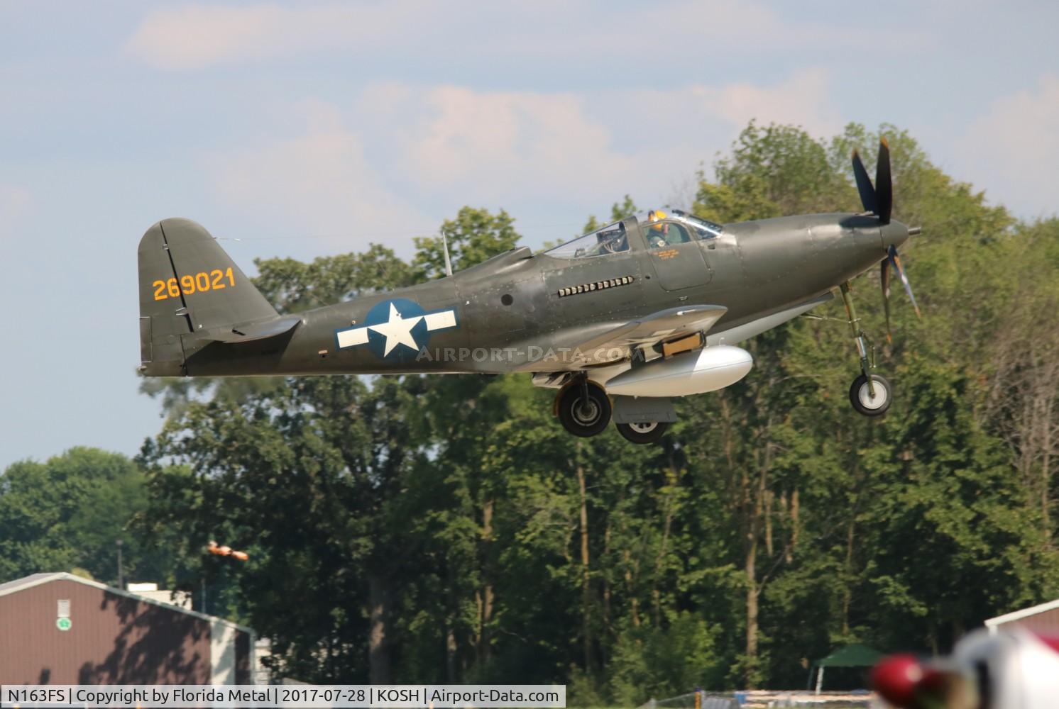 N163FS, 1943 Bell P-63C-5 Kingcobra C/N 33-91, OSH 2017 zx