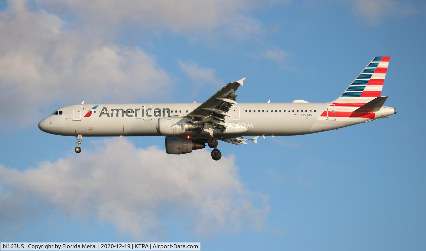 N163US, 2001 Airbus A321-211 C/N 1417, AAL A321 zx