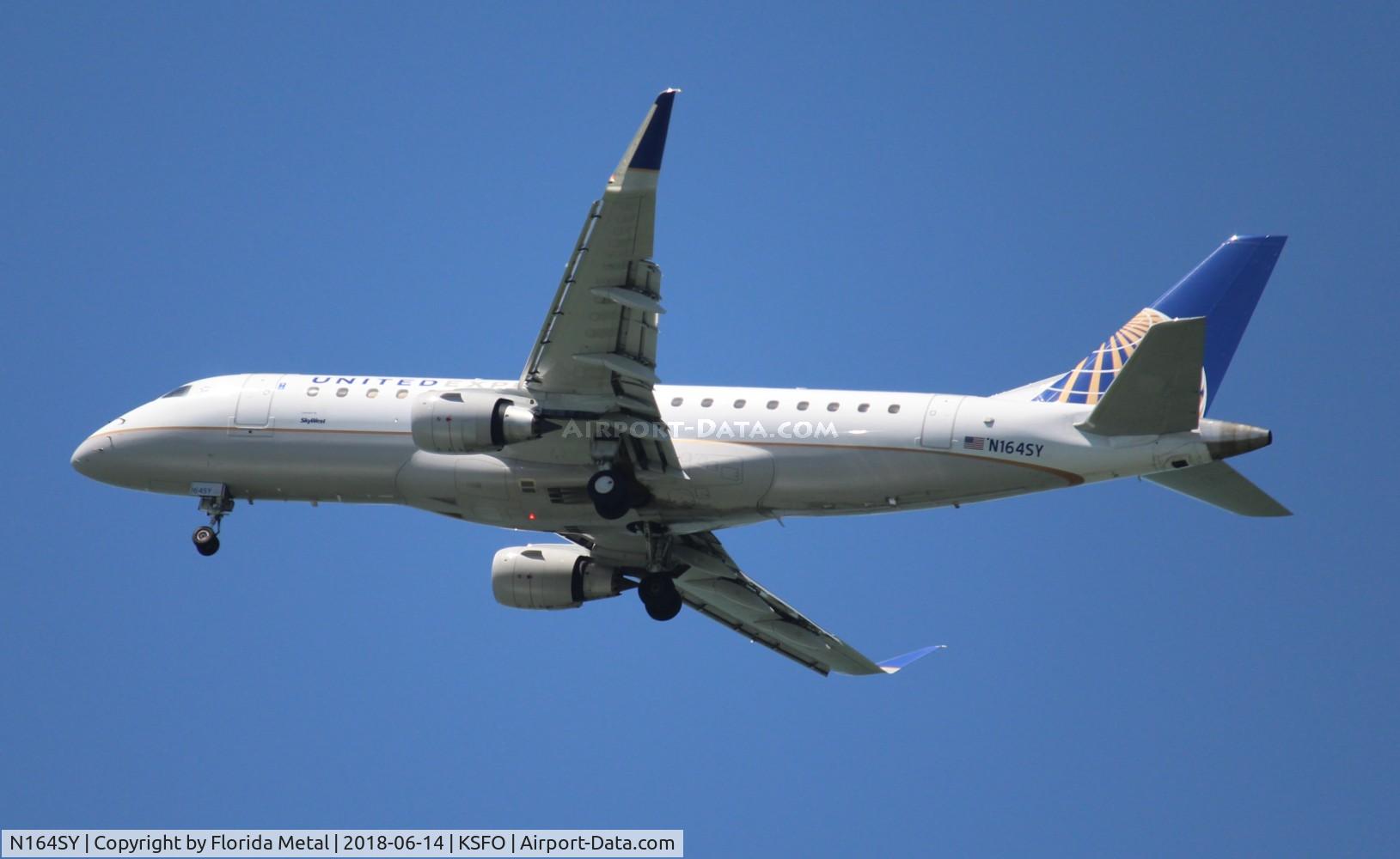 N164SY, 2016 Embraer 175LR (ERJ-170-200LR) C/N 17000603, SKW/UE E175 zx