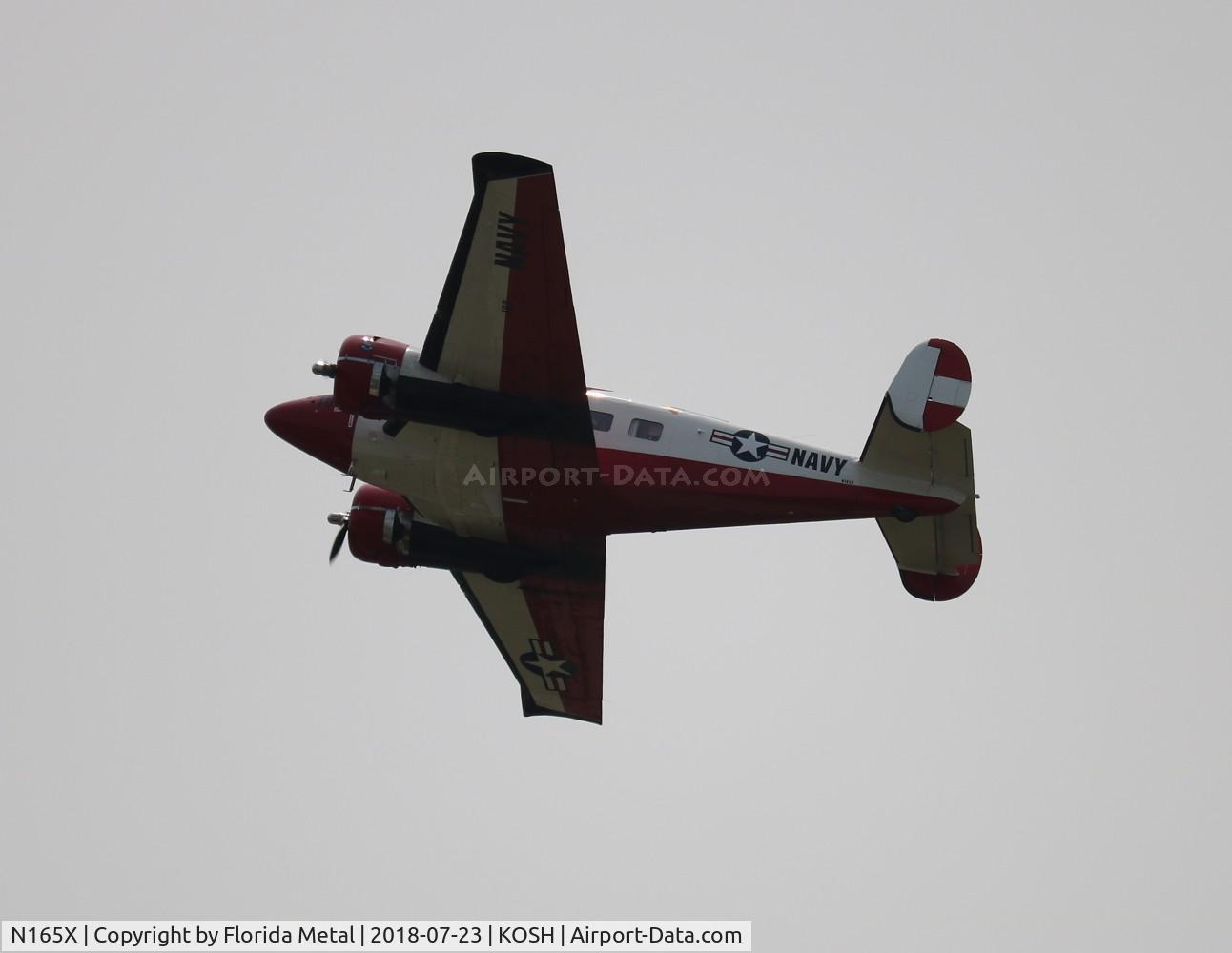 N165X, 1956 Beech E18S C/N BA-189, C-45 zx