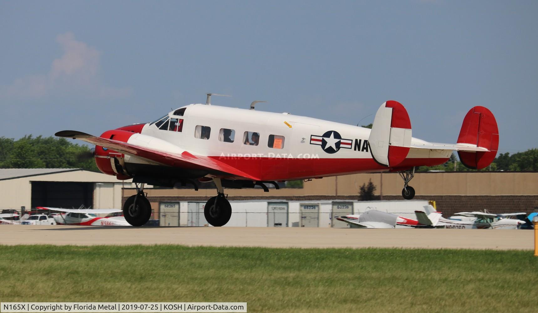 N165X, 1956 Beech E18S C/N BA-189, C-45 zx