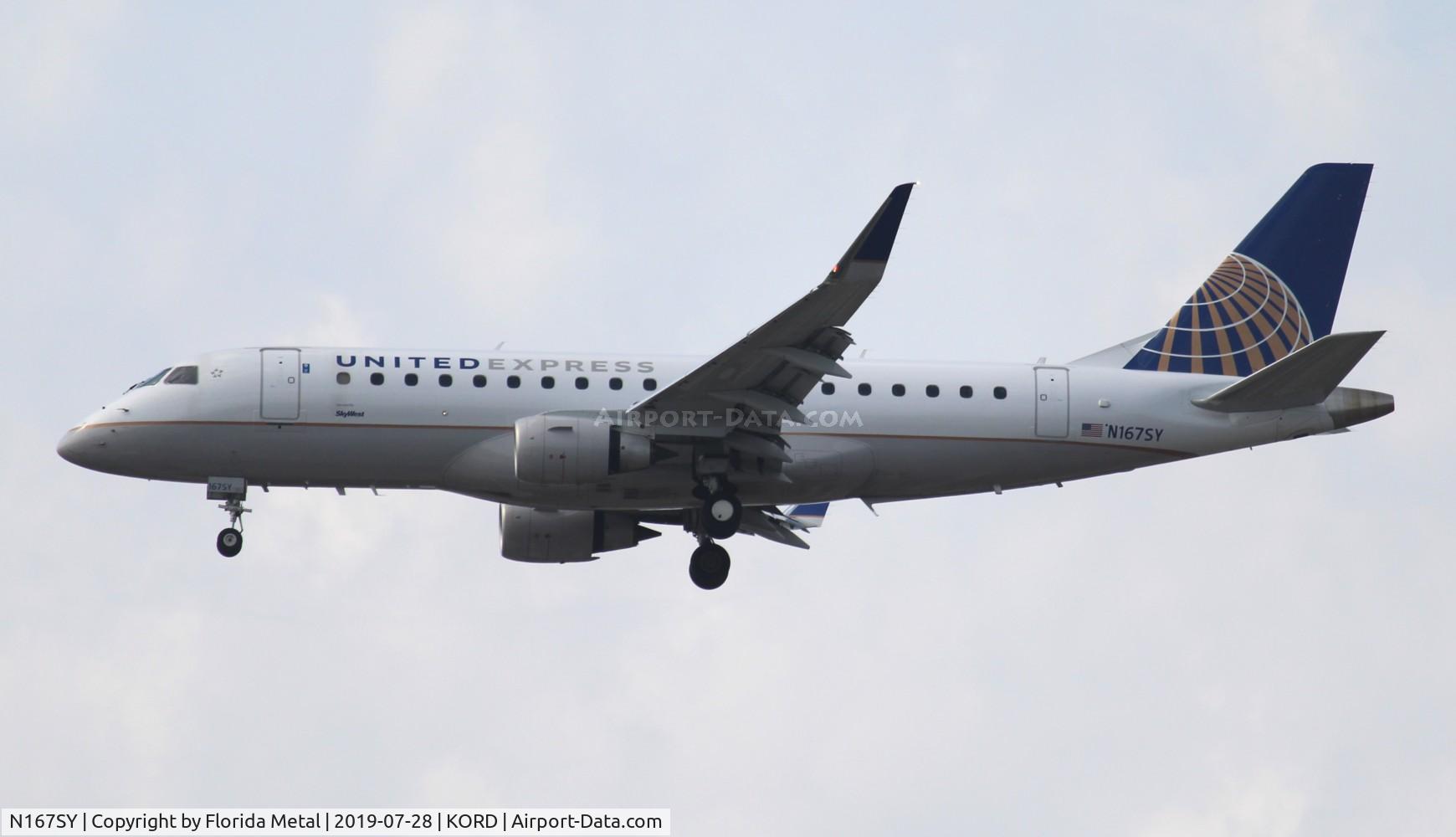 N167SY, 2016 Embraer 175LR (ERJ-170-200LR) C/N 17000616, SKW/UE E175 zx