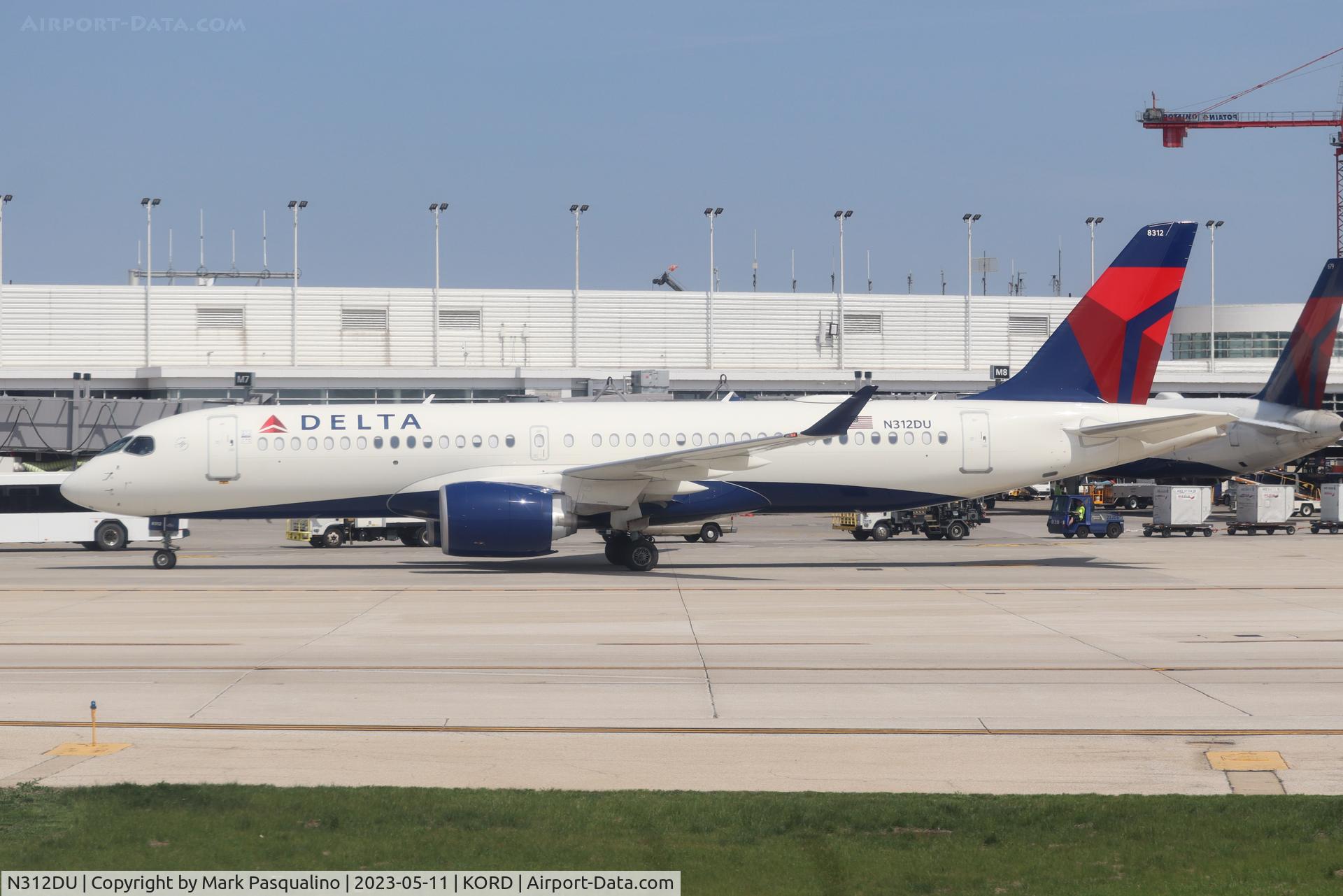 N312DU, 2022 Airbus A220-371 C/N 55170, Airbus A220-371