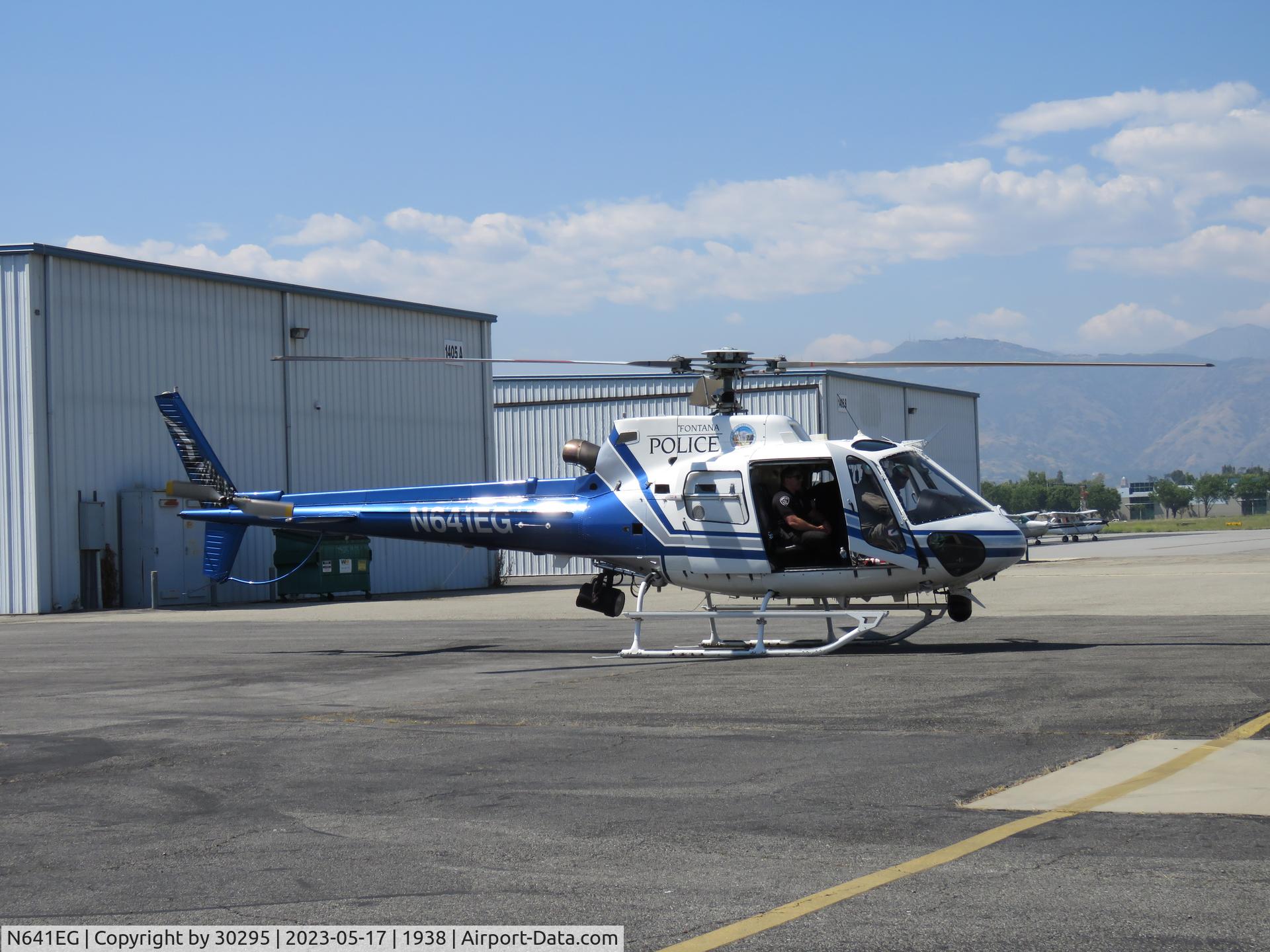 N641EG, 2011 Eurocopter AS-350B-2 Ecureuil Ecureuil C/N 7169, Shutting down