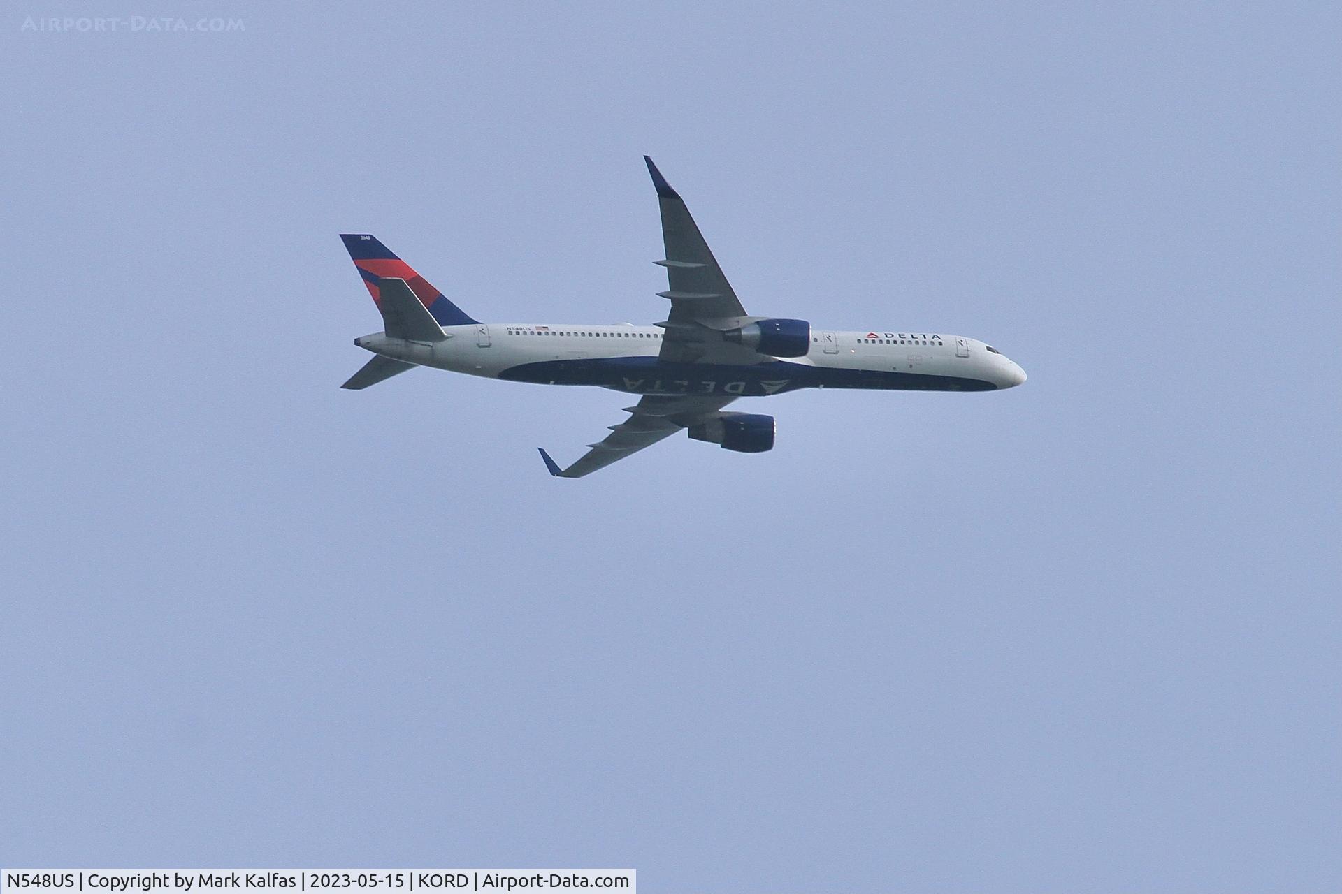 N548US, 1996 Boeing 757-251 C/N 26495, Delta Boeing 757-251, B752 operating as  DL2879 from ALT to ORD