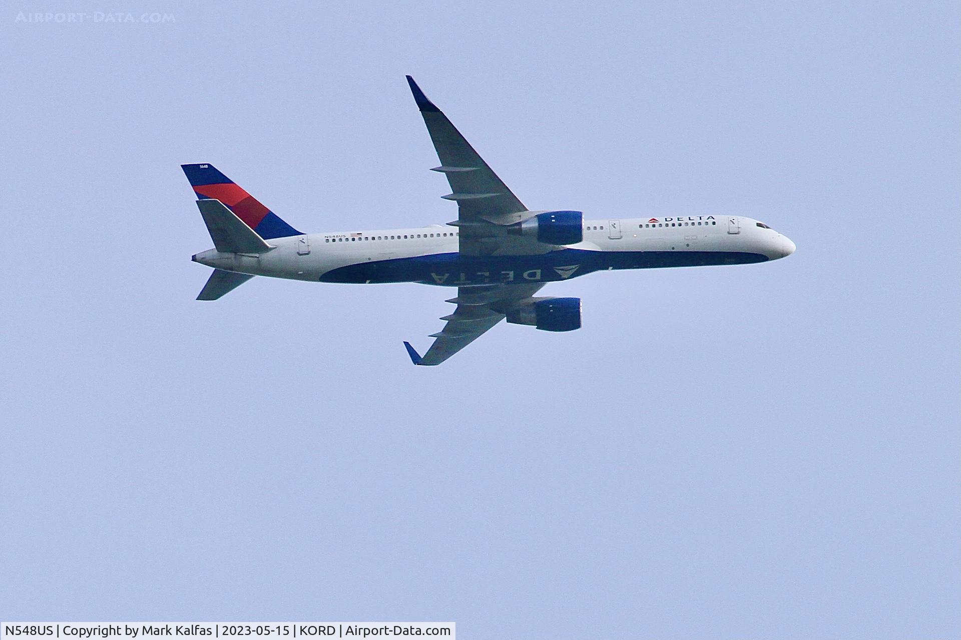 N548US, 1996 Boeing 757-251 C/N 26495, Delta Boeing 757-251, B752 operating as  DL2879 from ALT to ORD
