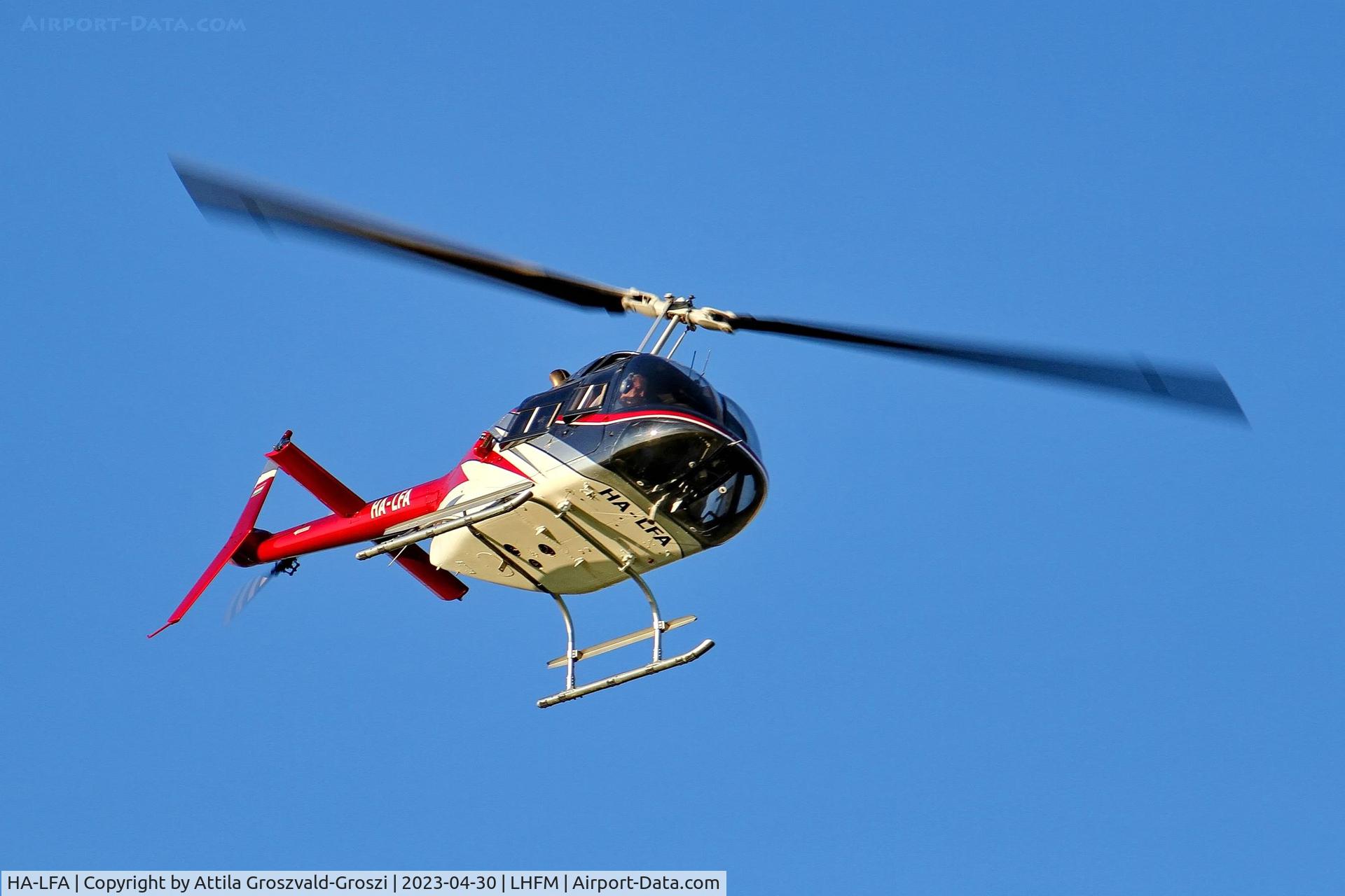 HA-LFA, 1975 Agusta AB-206B JetRanger II C/N 8434, LHFM - Fertöszentmiklós Meidl-Airport, Hungary - Skyview Airshow 2023