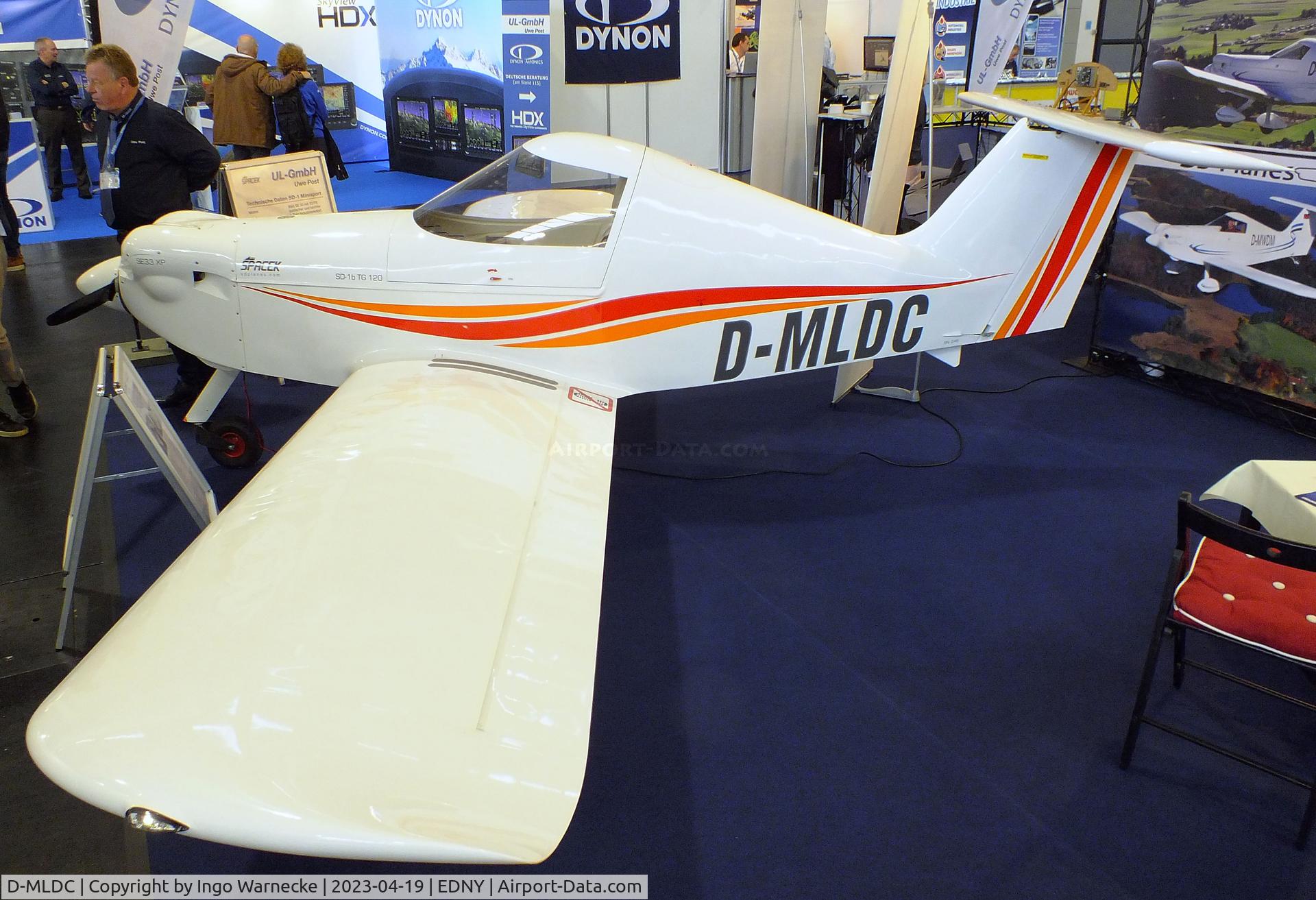 D-MLDC, Spacek SD-1b TG 120 MiniSport C/N not found_D-MLDC, Spacek SD-1b TG120 MiniSport at the AERO 2023, Friedrichshafen
