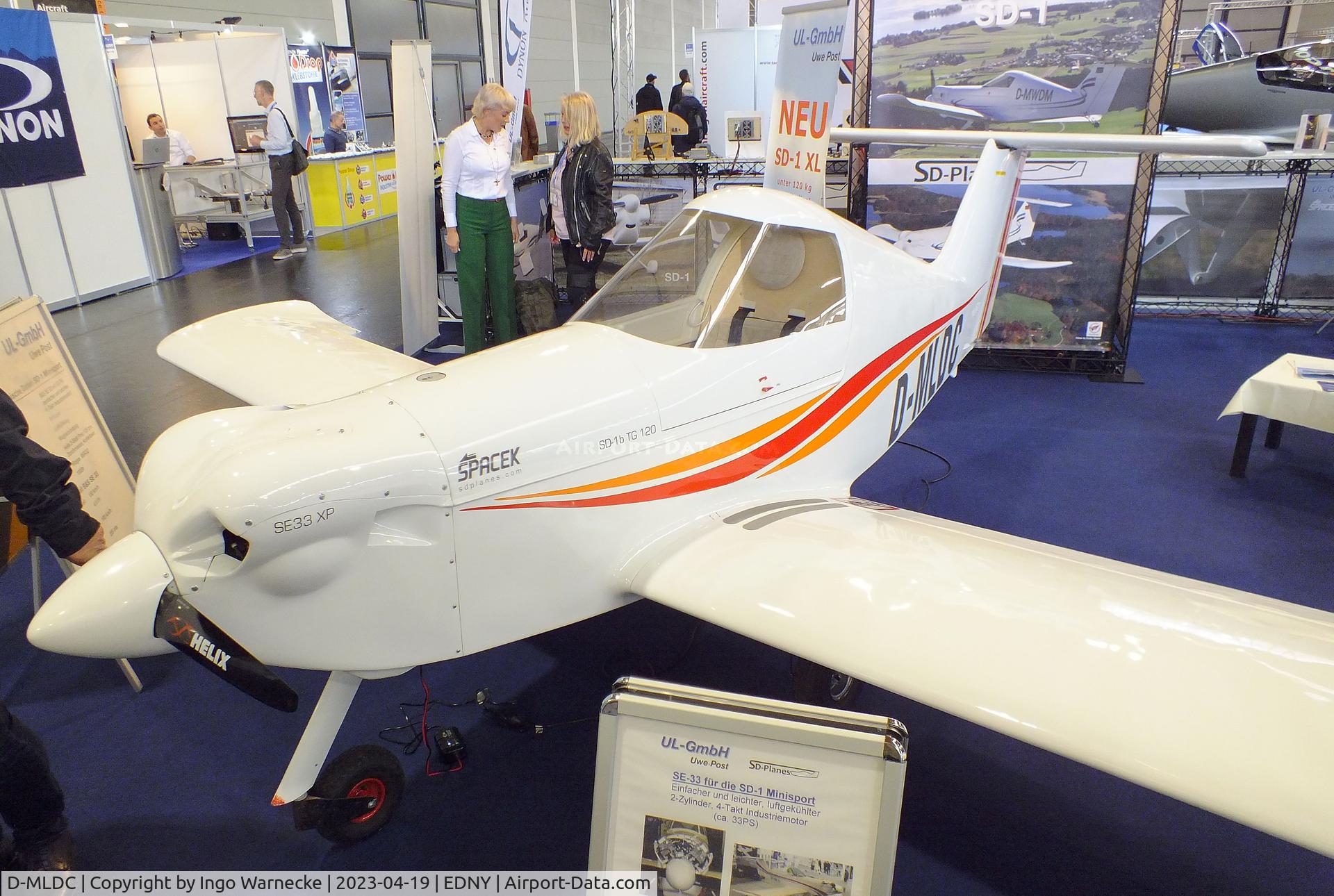 D-MLDC, Spacek SD-1b TG 120 MiniSport C/N not found_D-MLDC, Spacek SD-1b TG120 MiniSport at the AERO 2023, Friedrichshafen