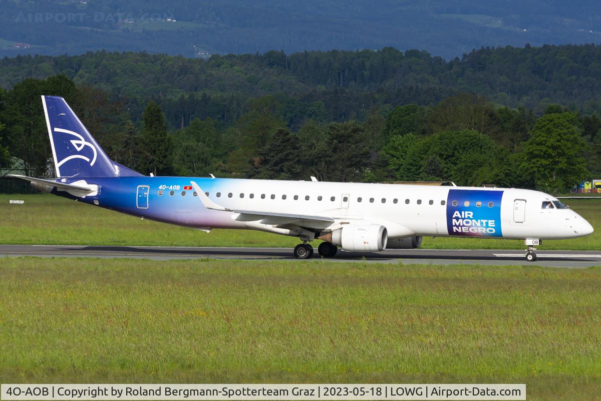 4O-AOB, 2009 Embraer 195LR (ERJ-190-200LR) C/N 19000283, Embraer 195LR (ERJ-190-200LR)