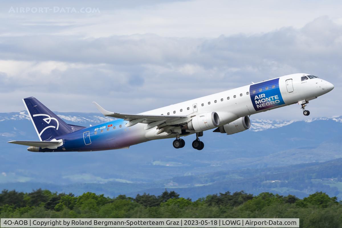 4O-AOB, 2009 Embraer 195LR (ERJ-190-200LR) C/N 19000283, Embraer 195LR (ERJ-190-200LR)