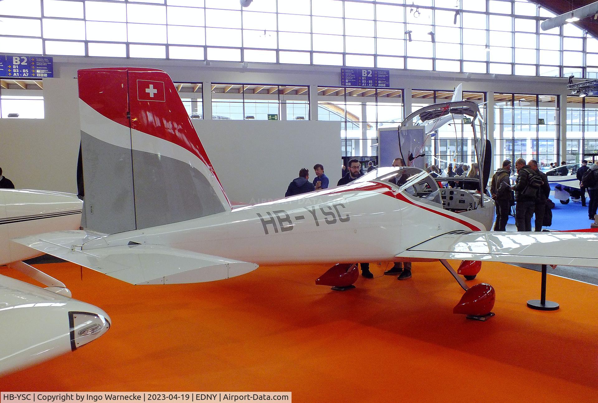 HB-YSC, Vans RV-12 C/N 120832, Vans (C. Schnyder) RV-12 at the AERO 2023, Friedrichshafen