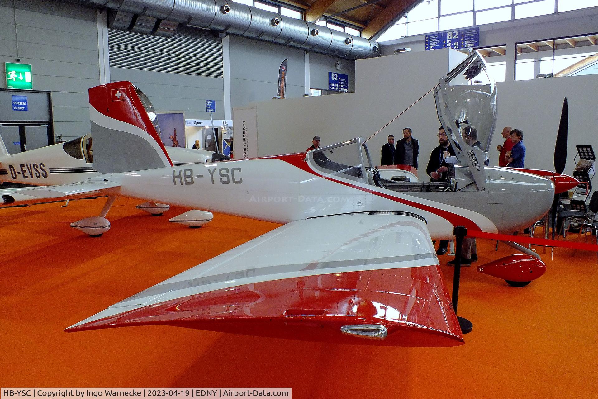 HB-YSC, Vans RV-12 C/N 120832, Vans (C. Schnyder) RV-12 at the AERO 2023, Friedrichshafen