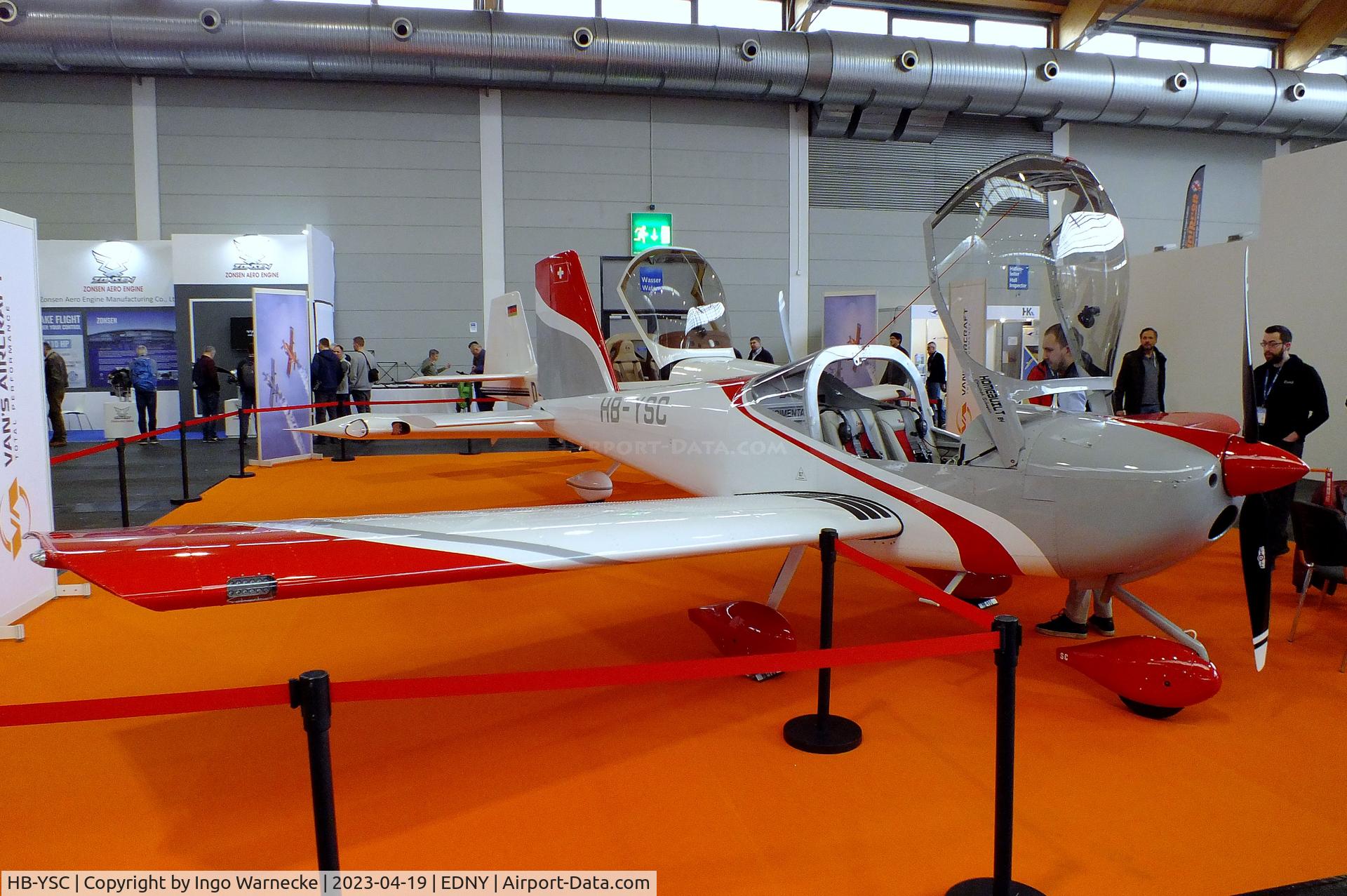 HB-YSC, Vans RV-12 C/N 120832, Vans (C. Schnyder) RV-12 at the AERO 2023, Friedrichshafen