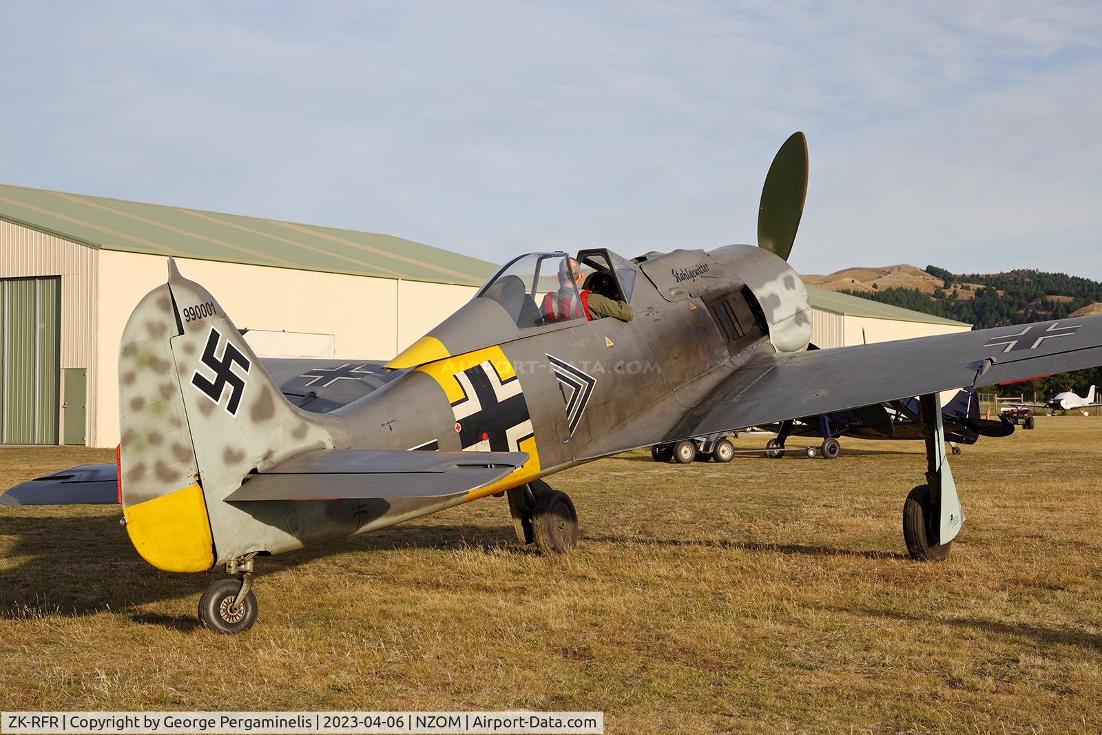 ZK-RFR, 2004 Flugwerk Fw 190-A8/N Replica C/N 990001, Classic Fighters Airshow 2023.