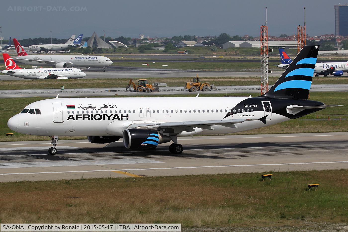 5A-ONA, 2014 Airbus A330-302 C/N 1499, at ist