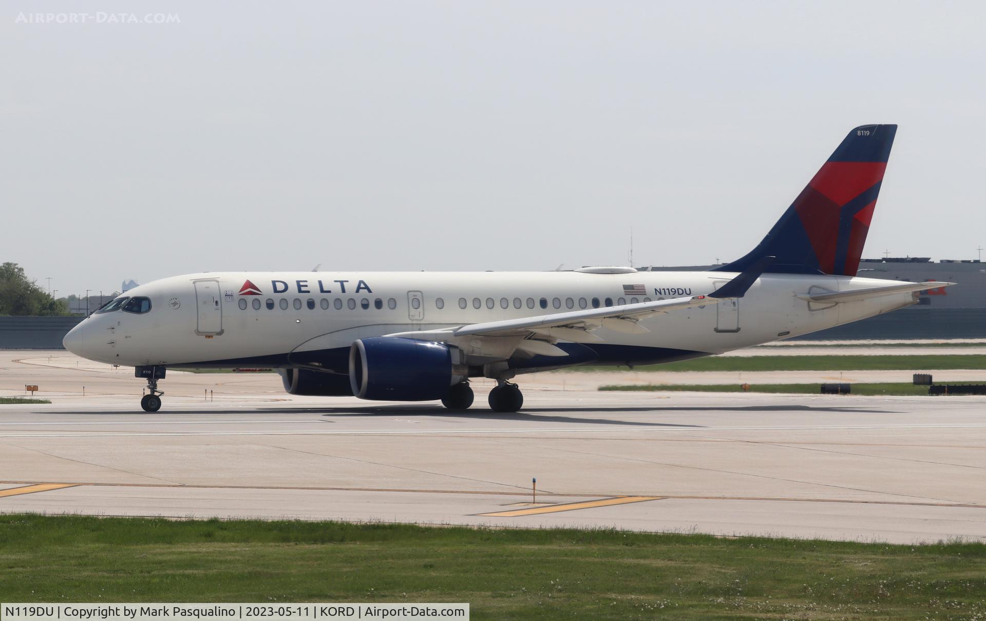 N119DU, 2019 Airbus A220-100 C/N 50038, Airbus A220-171