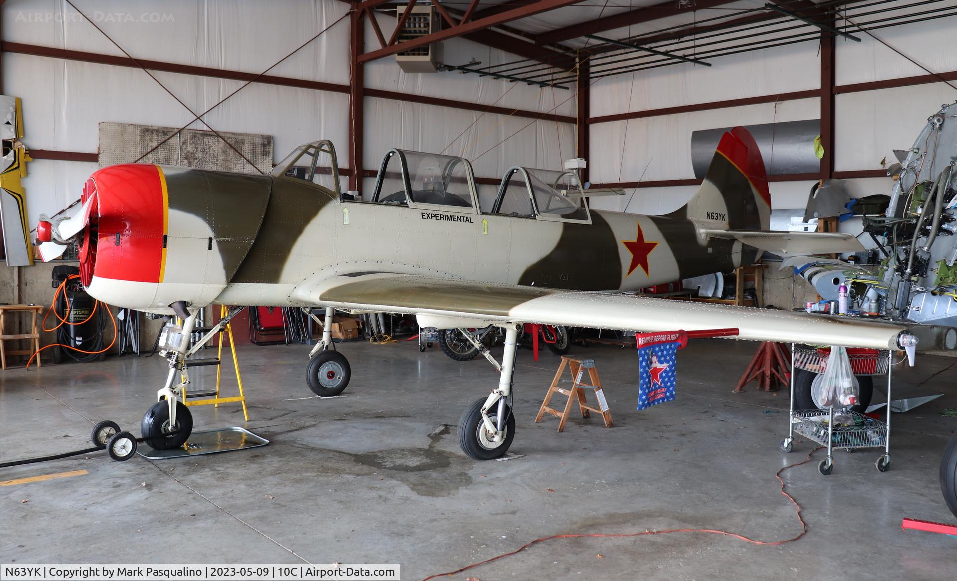 N63YK, Yakovlev (Aerostar) Yak-52 C/N 844209, Yakovlev Yak-52