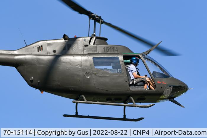 70-15114, 1970 Bell OH-58A Kiowa C/N 40665, Restored after being sold as a project from Atlanta police.