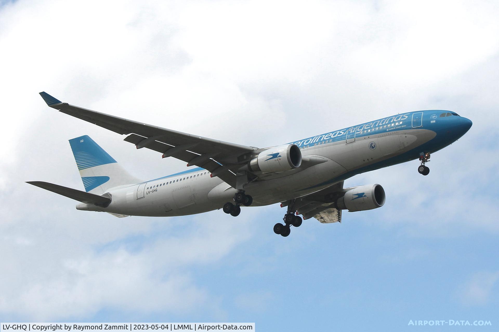 LV-GHQ, 2016 Airbus A330-202 C/N 1737, A330 LV-GHQ Aerolineas Argentinas