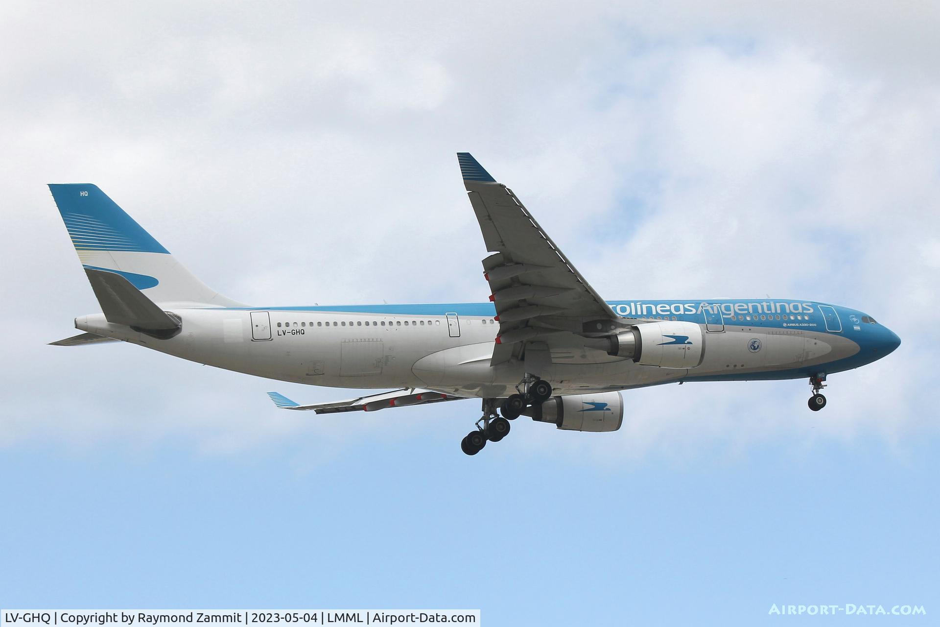 LV-GHQ, 2016 Airbus A330-202 C/N 1737, A330 LV-GHQ Aerolineas Argentinas