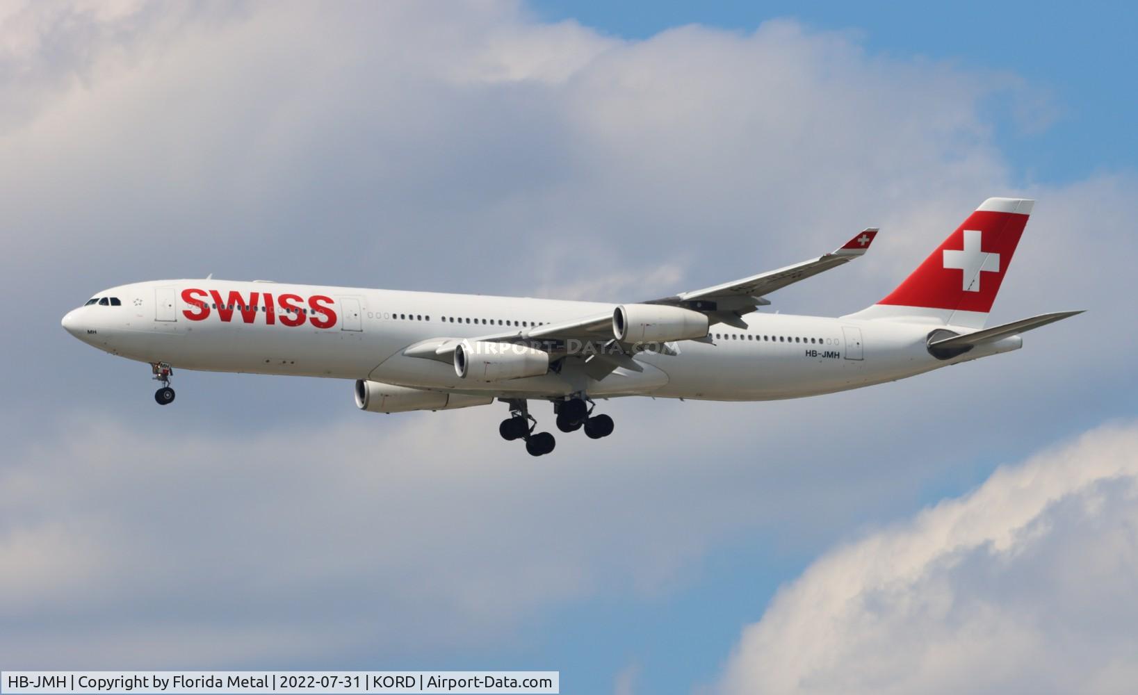 HB-JMH, 2004 Airbus A340-313 C/N 585, Swiss A340 zx