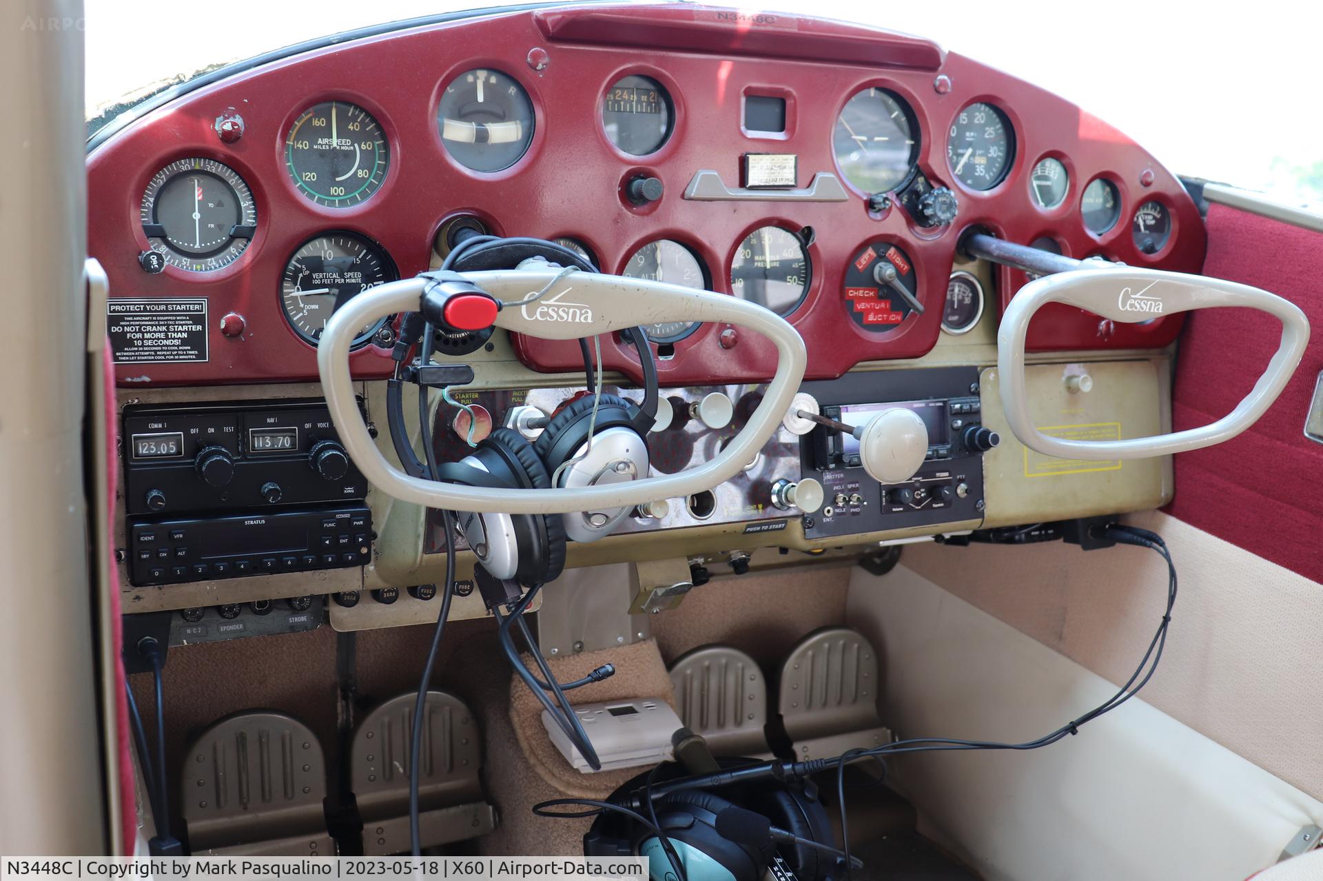 N3448C, 1954 Cessna 170B C/N 26491, Cessna 170B